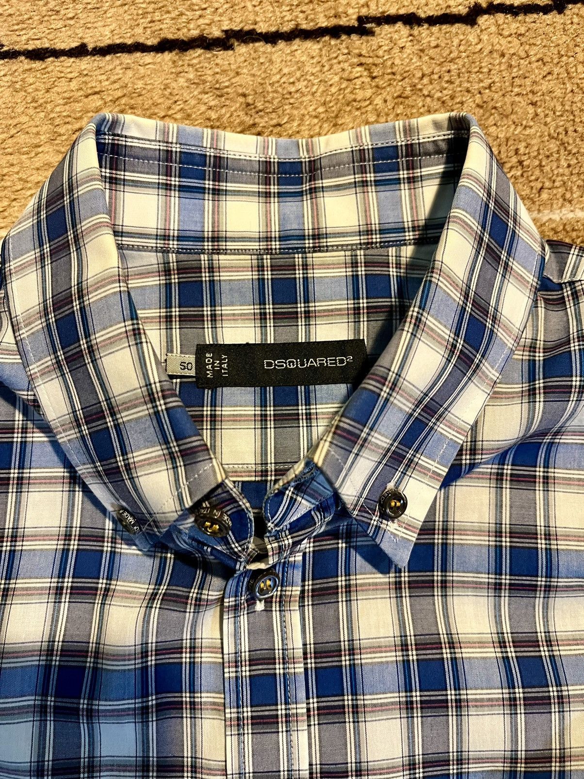 Dsquared2 D squared 2 check shirt Size US M / EU 48-50 / 2 - 3 Thumbnail