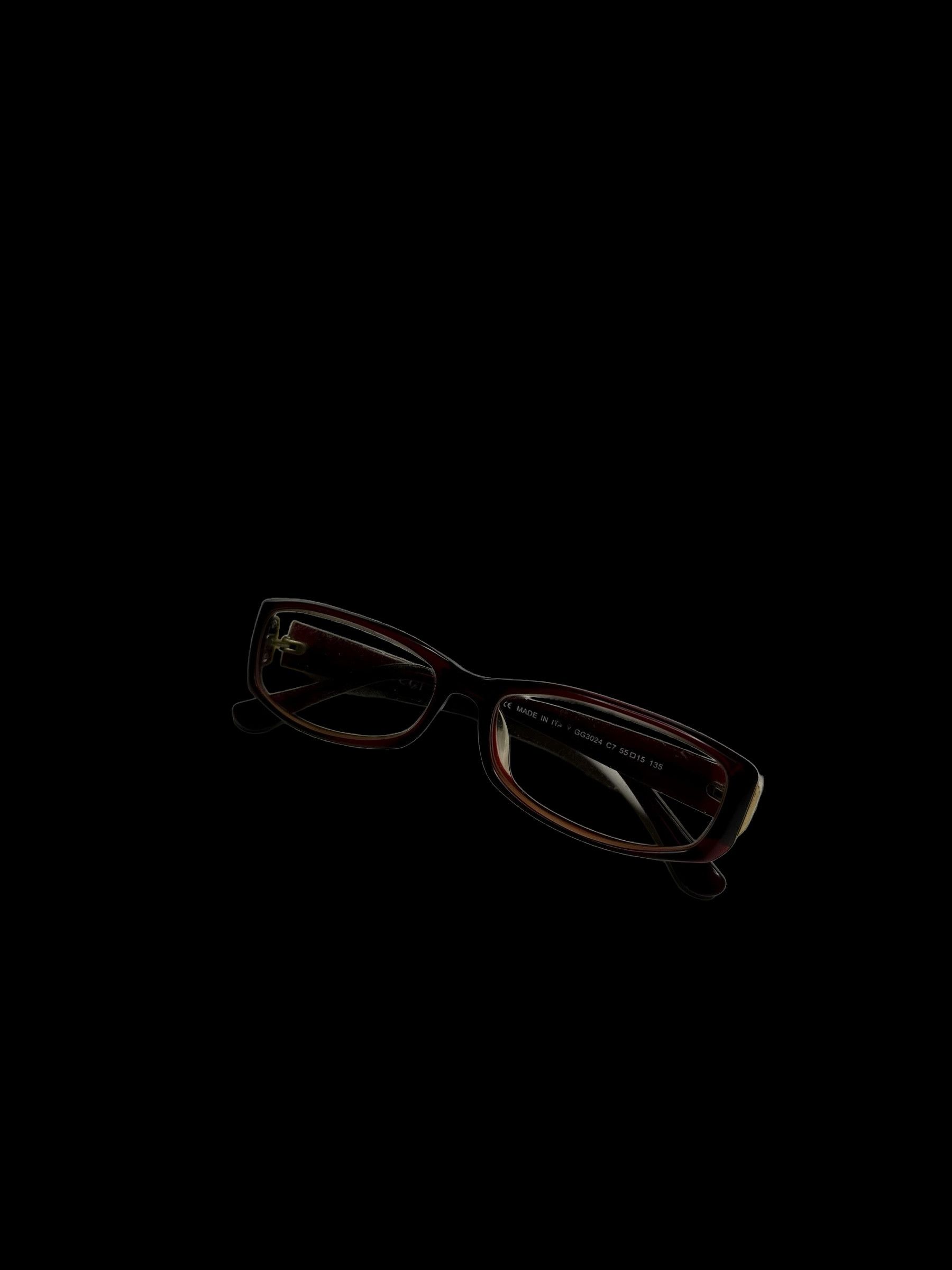 image of Gucci Vintage Glasses in Brown, Men's