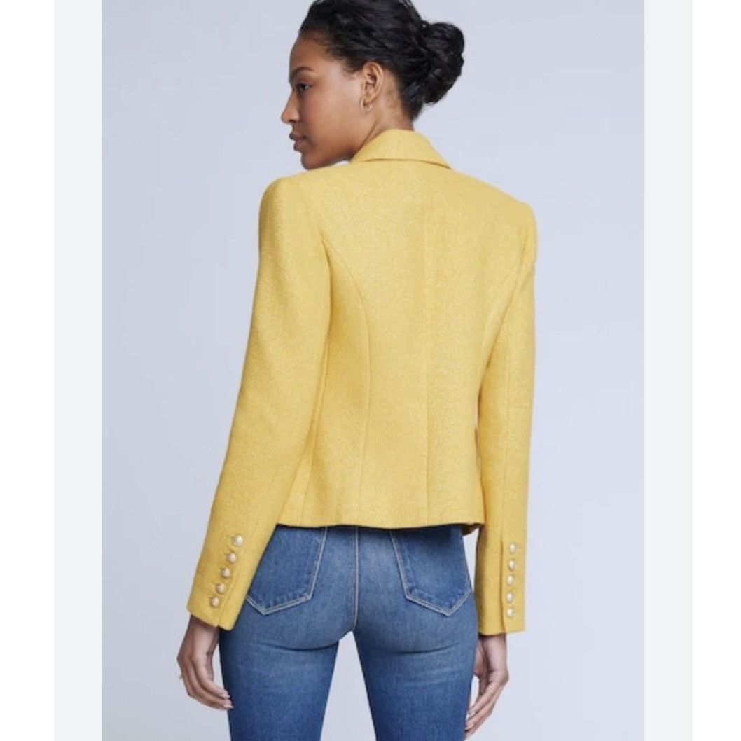 L'AGENCE L'agence Brooke Crop Blazer (citrine gold) size 8 Size M / US 6-8 / IT 42-44 - 2 Thumbnail