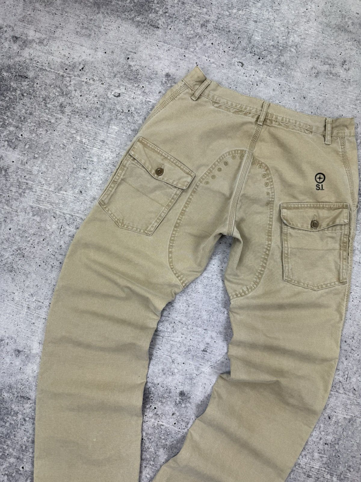 Stone Island Stone Island Denims Big Logo Cargo Pants Trousers Jeans W32 Size US 32 / EU 48 - 22 Thumbnail