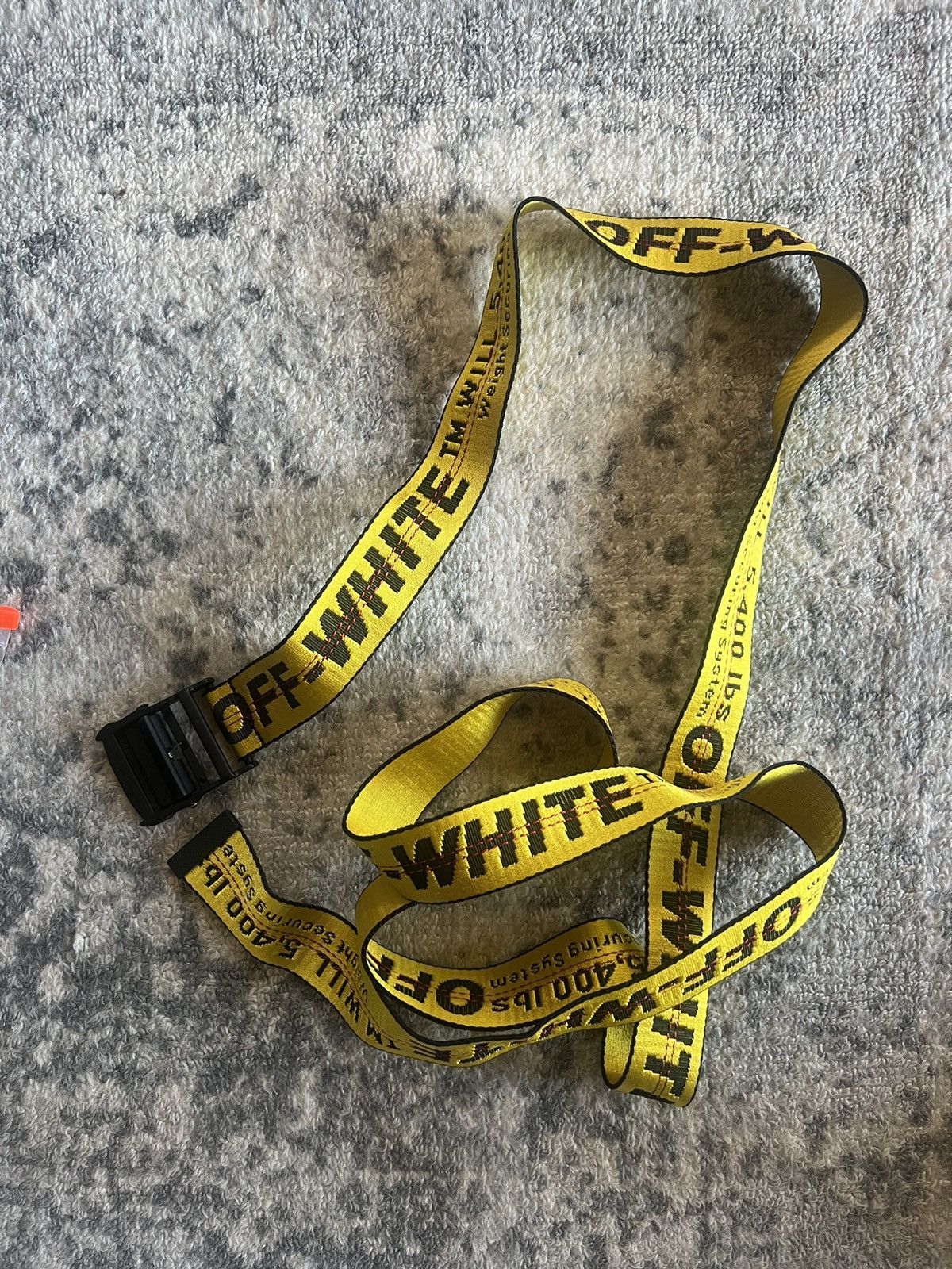 OffWhite OffWhite Caution Belt Grailed