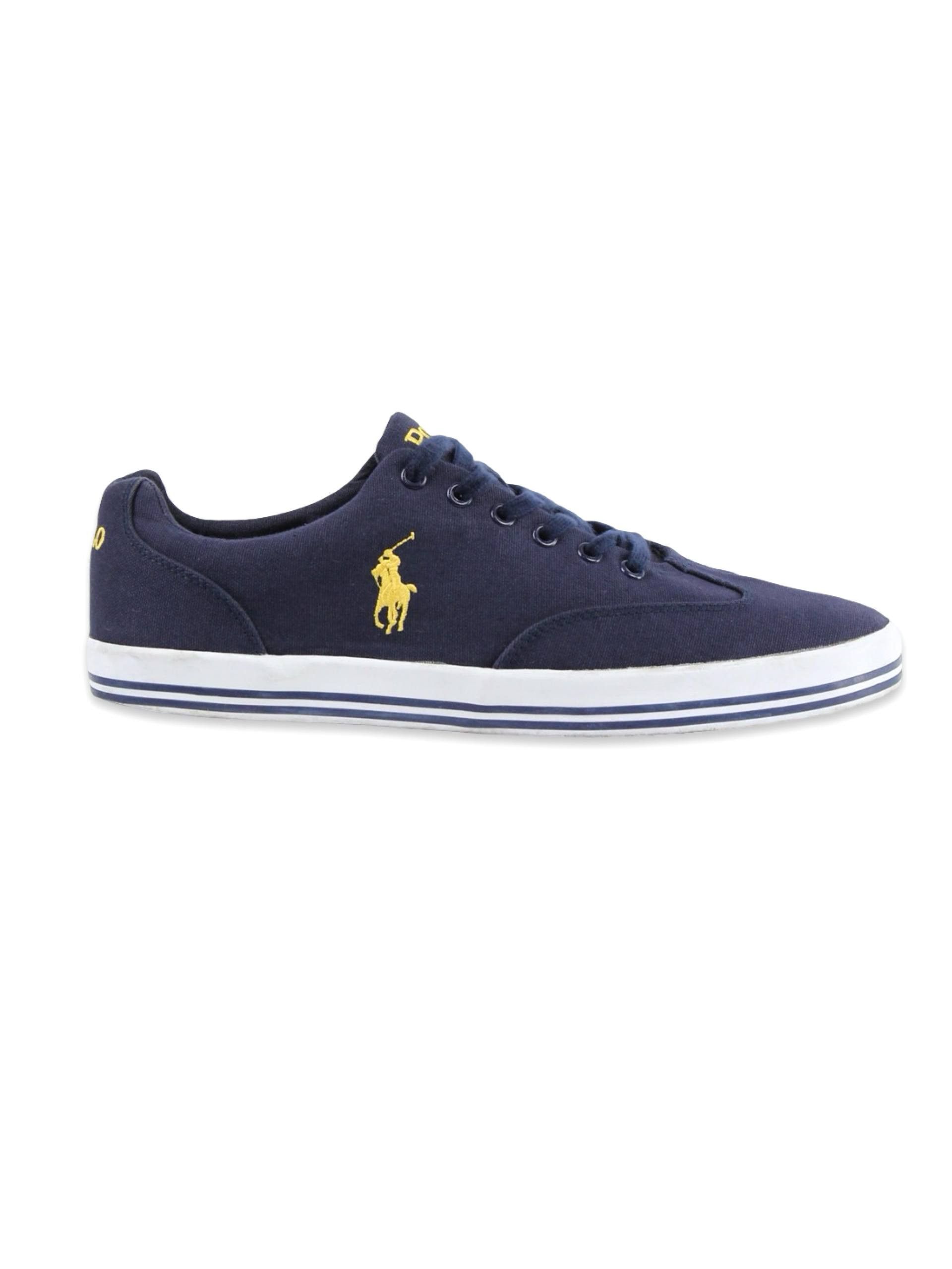 Polo Ralph Lauren POLO RALPH LAUREN Blue canvas sneakers Size US 12 / EU 45 - 1 Thumbnail