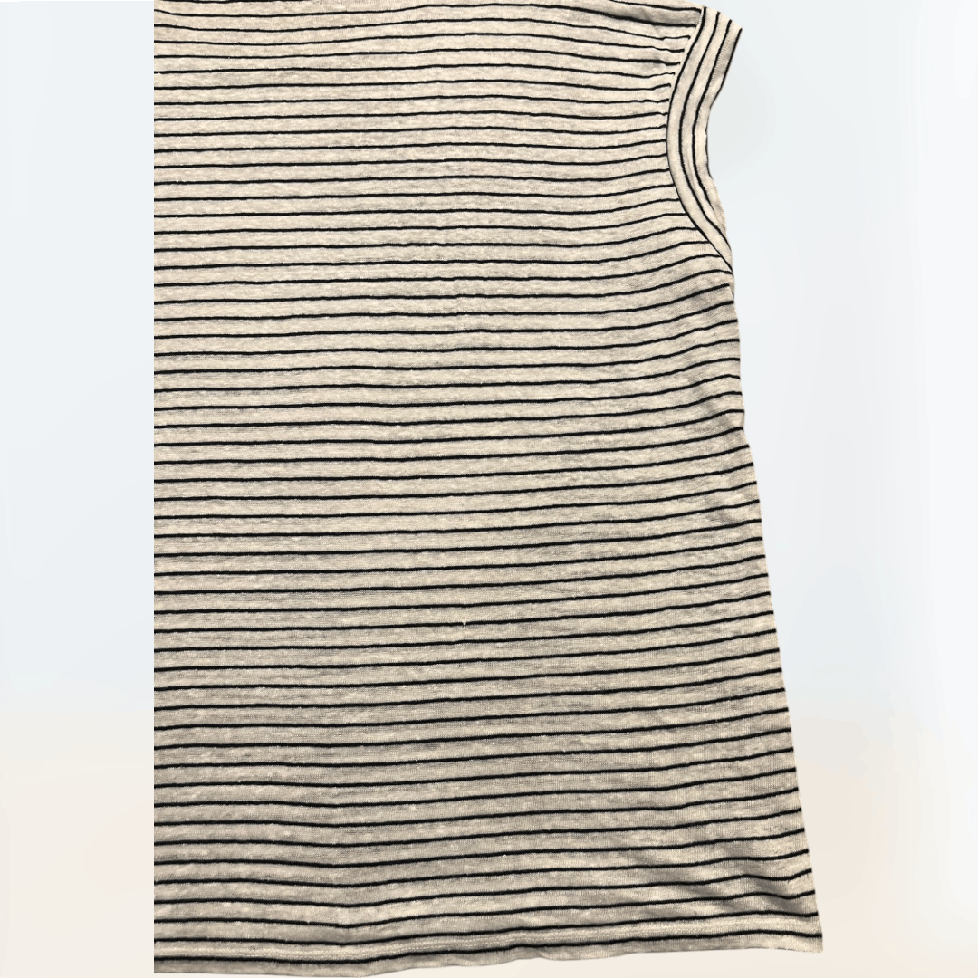 Allsaints Women's All Saints Striped Pina Bar Tee Shirt Size M Size M / US 6-8 / IT 42-44 - 6 Thumbnail