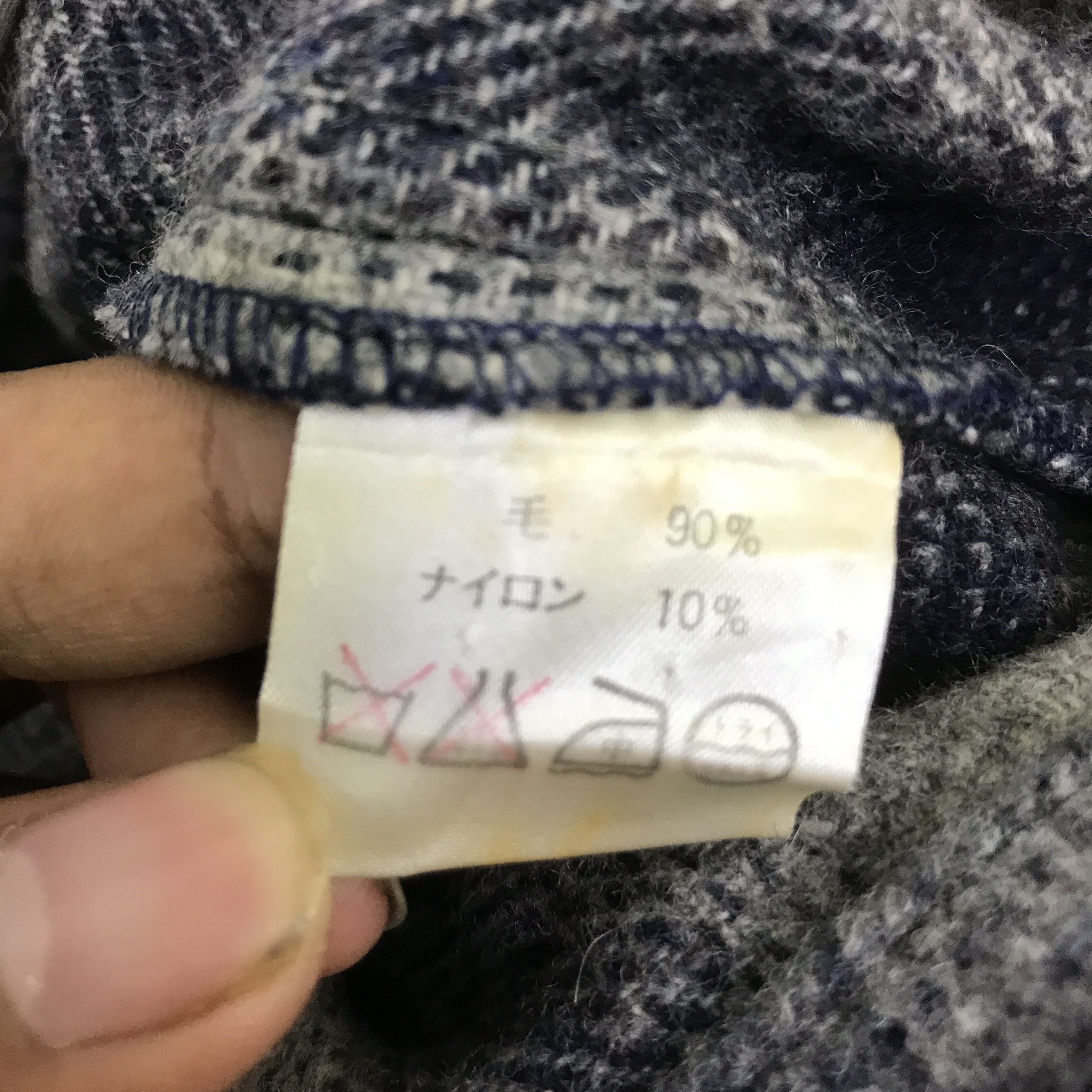Japanese Brand VINTAGE 90s FLIES JAPAN WOOL TARTAN JACKET K87B2 Size US S / EU 44-46 / 1 - 11 Thumbnail