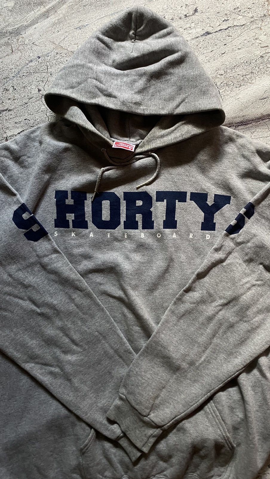 Shorty's Skateboards × Vintage 1990's Shortys Skateboard gray Hoodie Size US L / EU 52-54 / 3 - 3 Thumbnail