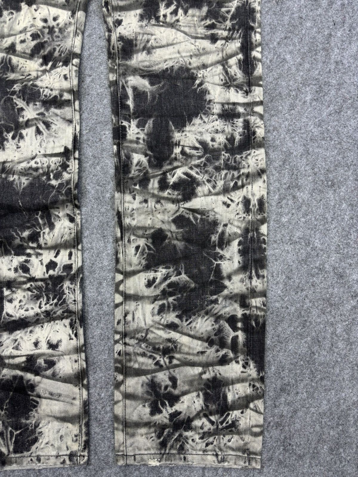 Japanese Brand 💥semanticdesign Japan Streetwear Tye Dye Metal Jeans F721 Size US 31 - 5 Thumbnail