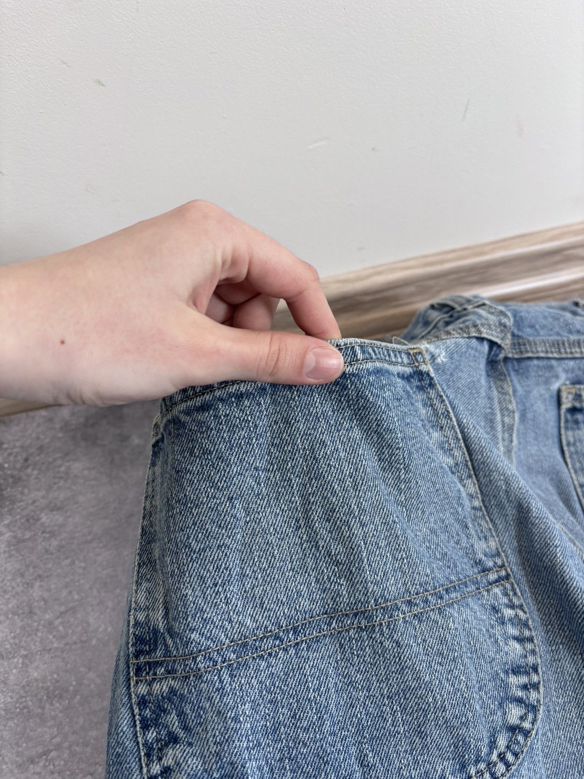 Dickies Vintage Dickies Faded Blue Carpenter Denim Jeans 1993SNB Size US 36 / EU 52 - 10 Thumbnail