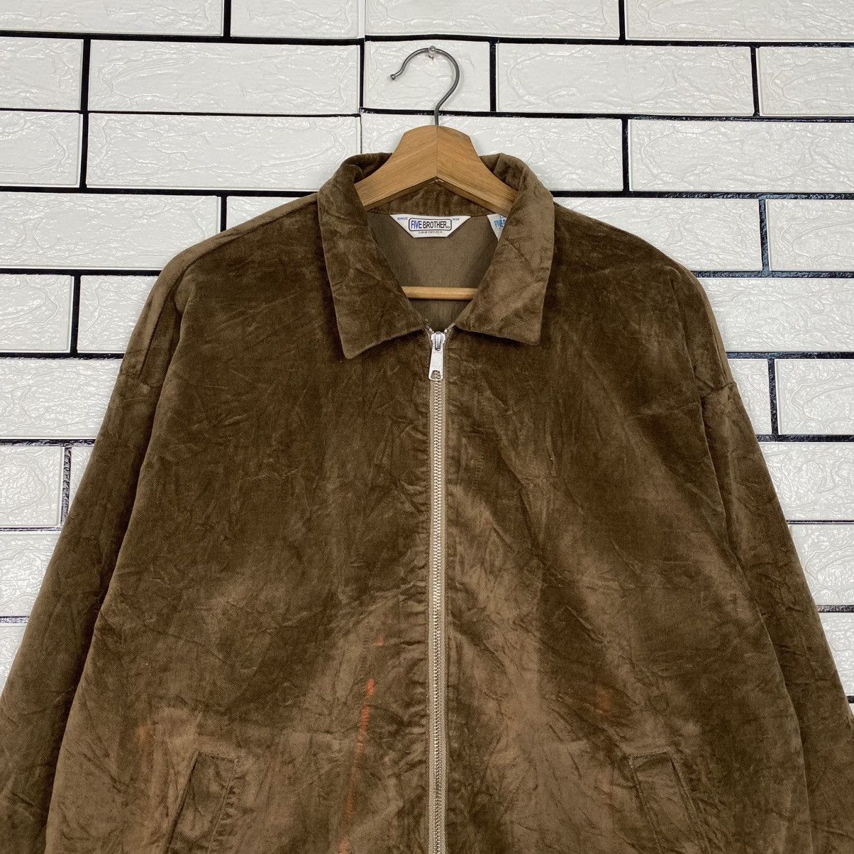 FiveBrother 📌Vintage Bomber Jacket Fivebrother Union Made Size US L / EU 52-54 / 3 - 4 Thumbnail