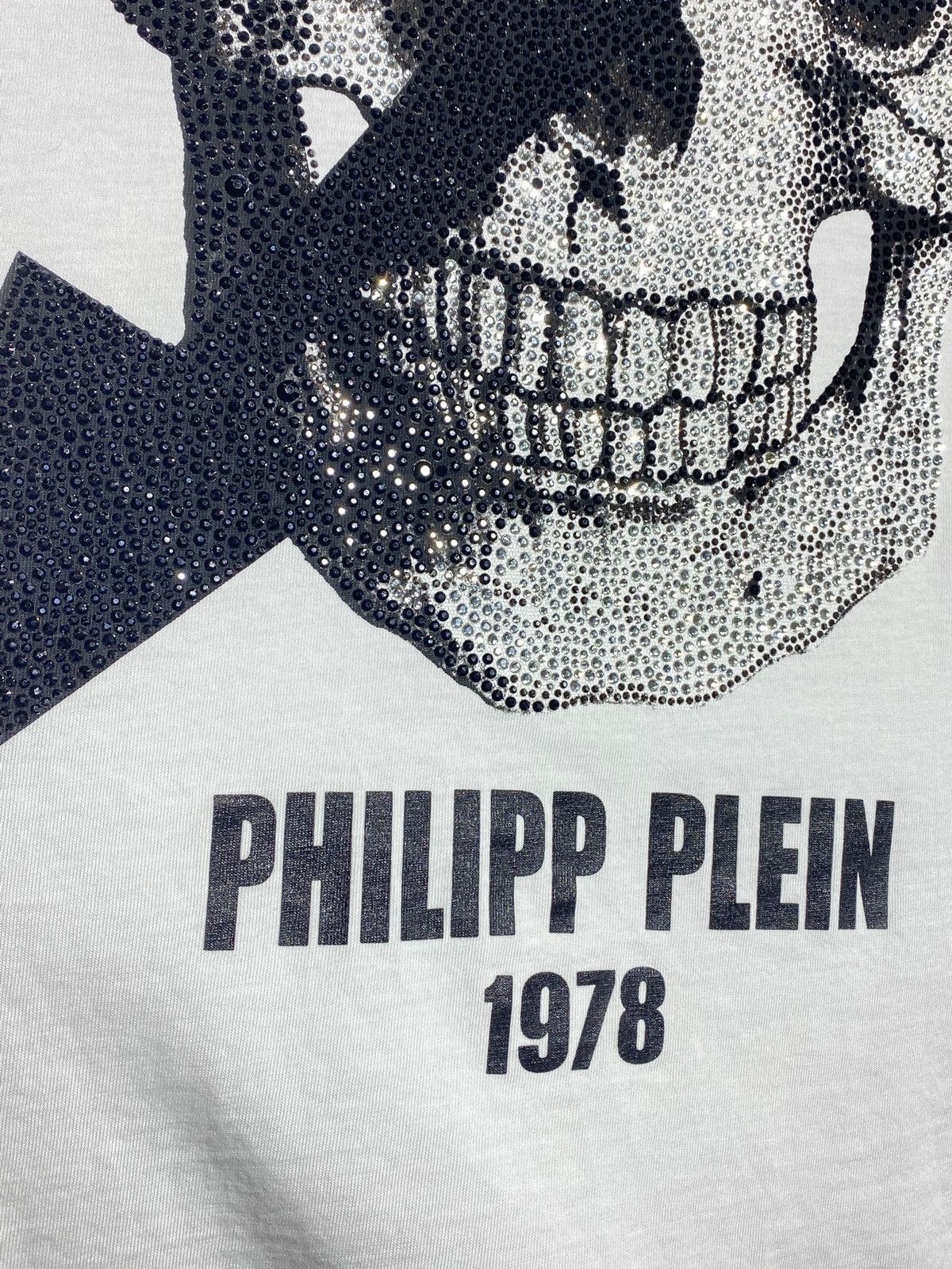 Philipp Plein 🔥 PHILIPP PLEIN SKULL BLING TEE BIKER ROCK STAR ENERGY Size US M / EU 48-50 / 2 - 5 Thumbnail