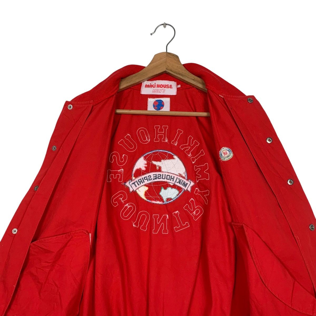 Japanese Brand Miki House Country Big Logo Varsity Jacket Size US M / EU 48-50 / 2 - 12 Thumbnail