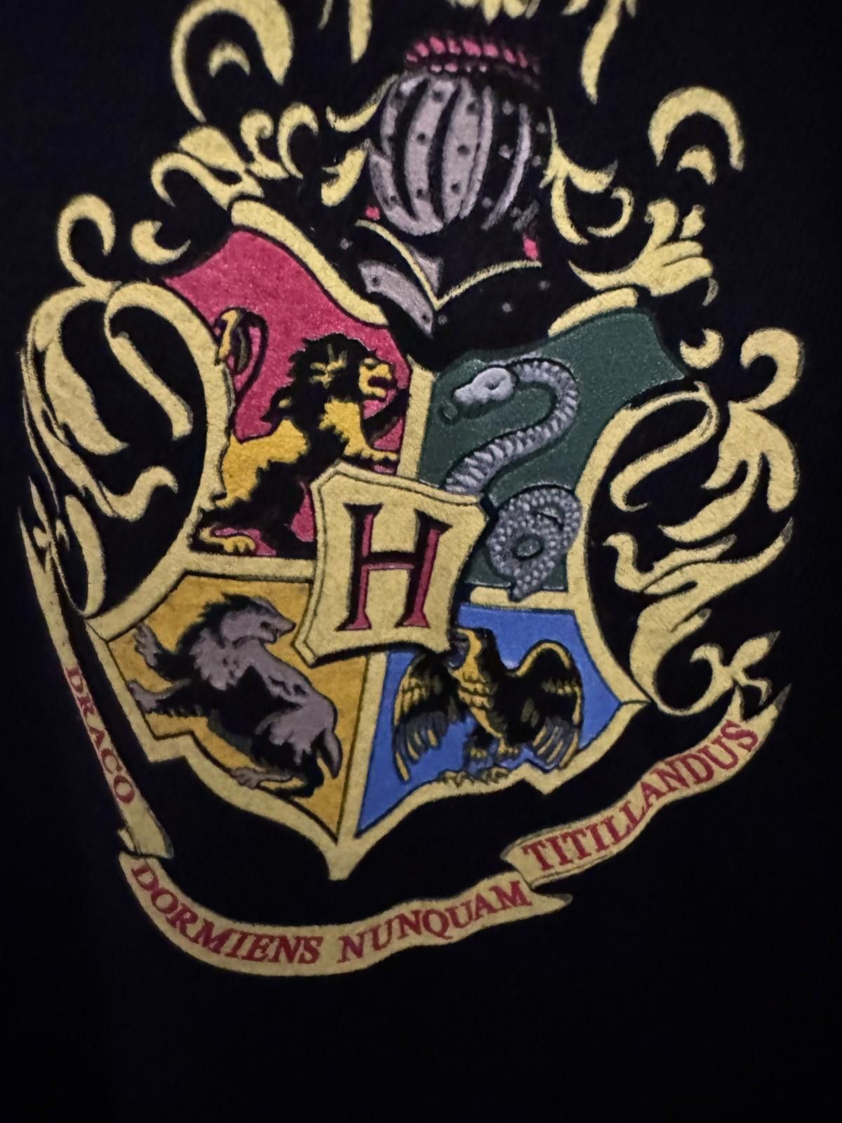 Other Harry Potter Hogwarts TShirt Men Sz L Black NEW WITHOUT TAGS Size US L / EU 52-54 / 3 - 5 Thumbnail