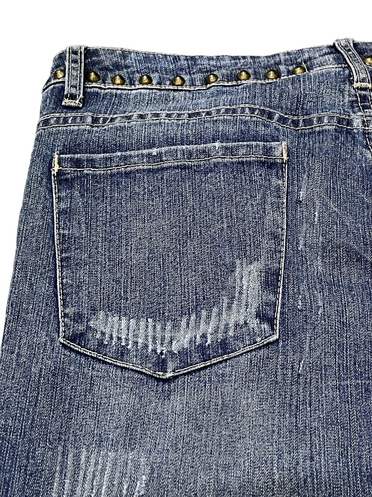 Hysteric Glamour × In The Attic Heatwave Studded Trimmed Flared Jeans Size US 32 / EU 48 - 16 Thumbnail