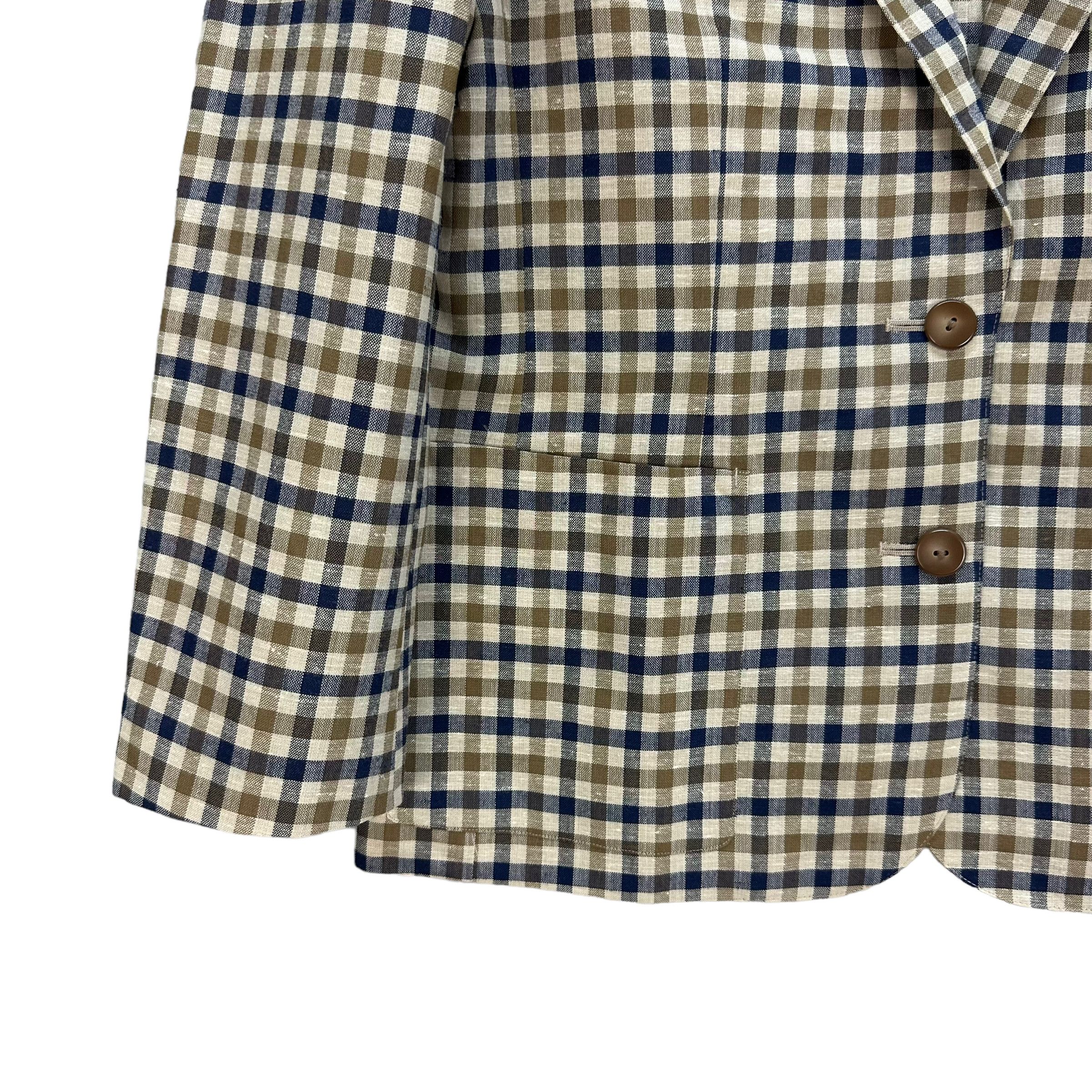 Aquascutum AQUASCUTUM CHECKED SUIT JACKET / BLAZERS #7835-181 Size M / US 6-8 / IT 42-44 - 4 Thumbnail
