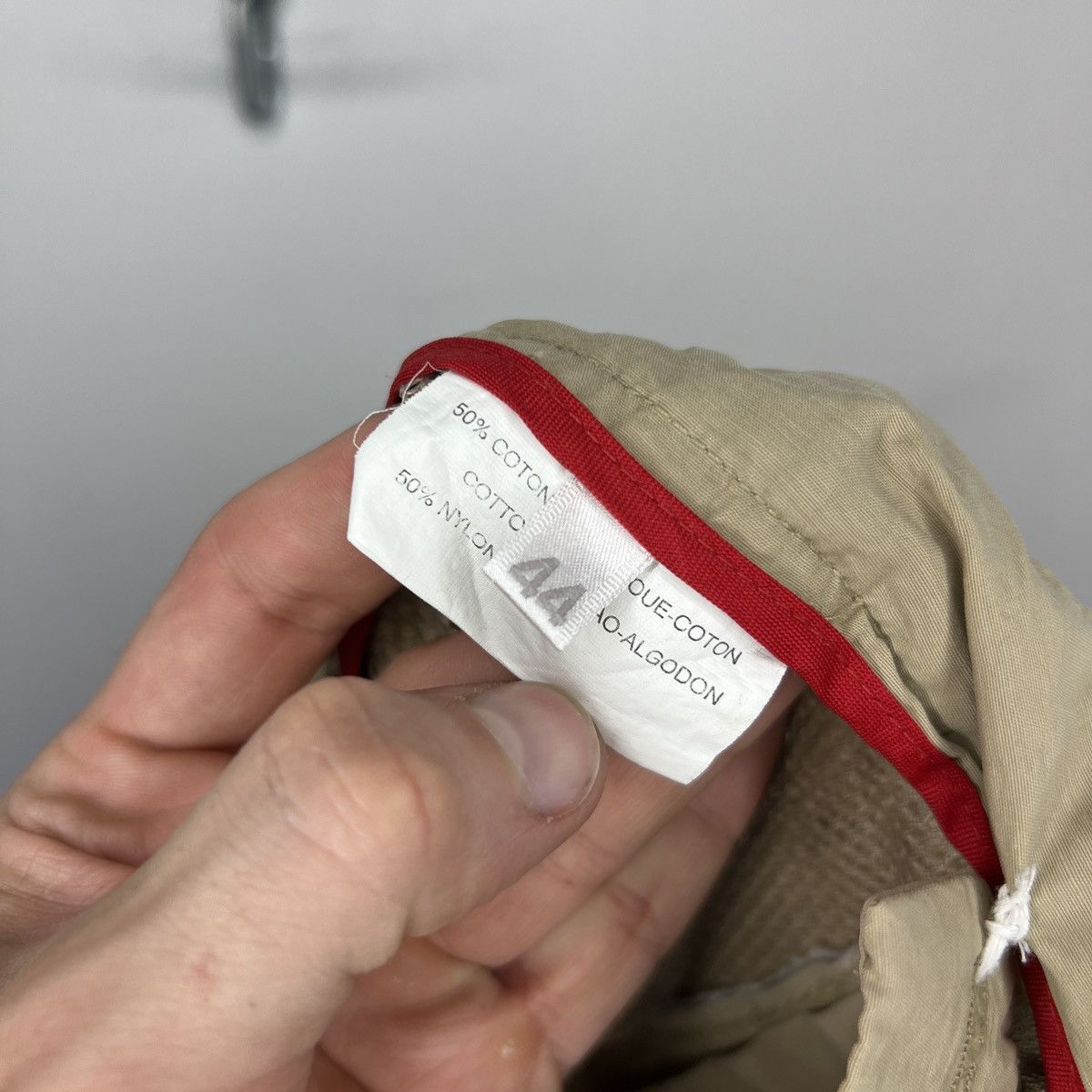 Prada Prada Beige Nylon Pants Red Tab Y2K Size 28" / US 6 / IT 42 - 9 Thumbnail