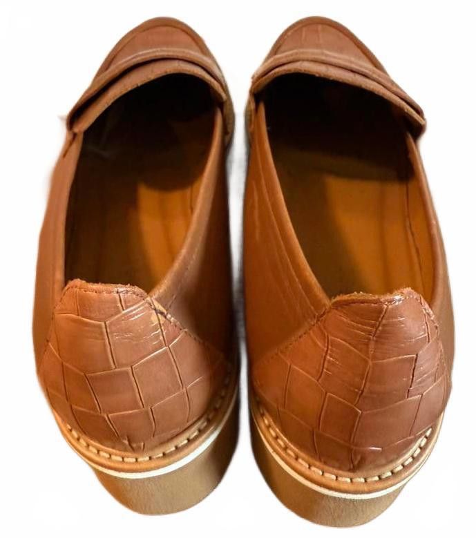 M.Gemi NWOT The Elsa Croco Printed Loafers-Size 40.5 / 9.5 Size US 9.5 / IT 39.5 - 9 Thumbnail