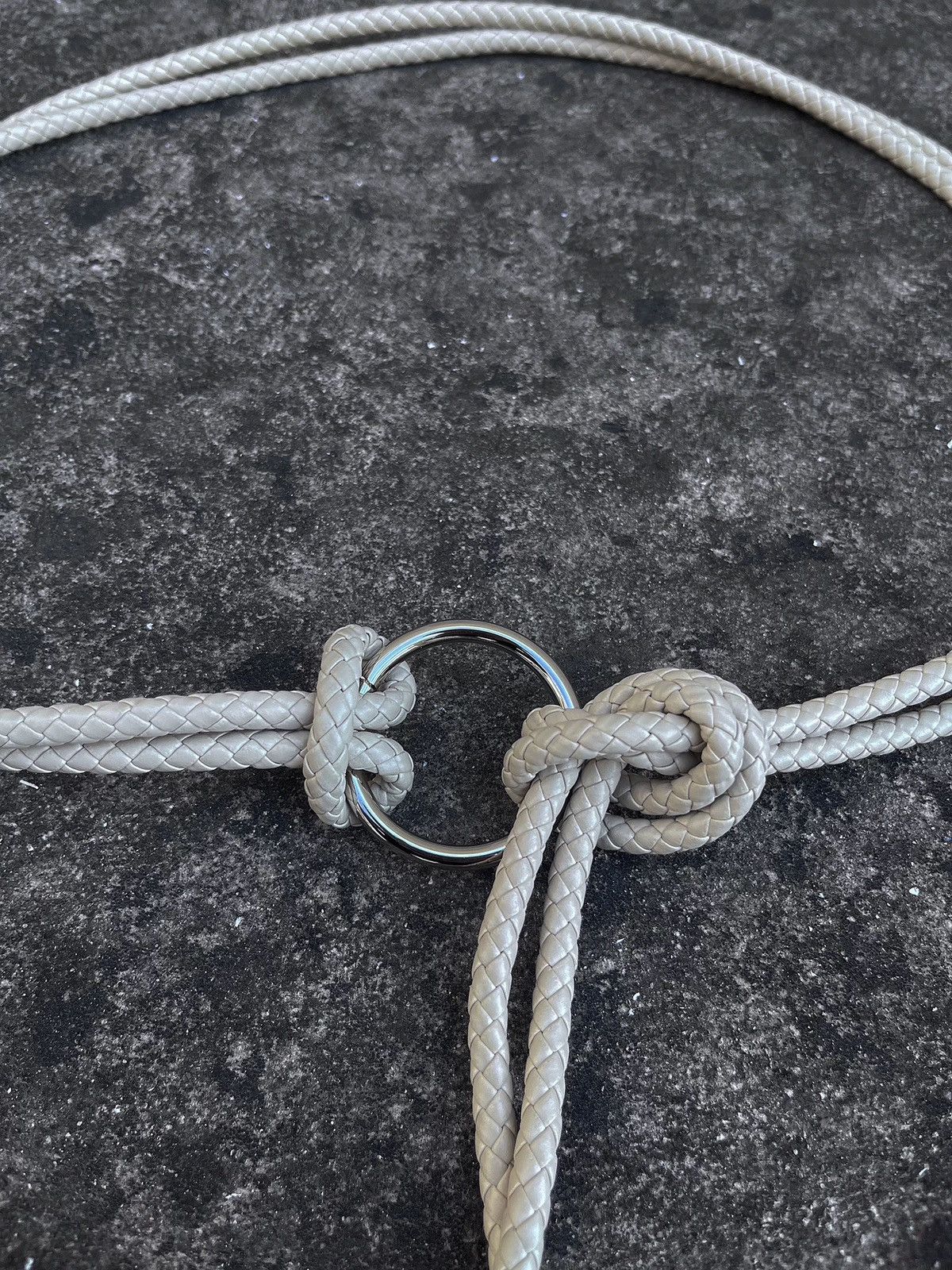 Japanese Brand × Vintage Outdoor retro fashion ring buckle woven rope belt aesthetic Size ONE SIZE - 4 Thumbnail