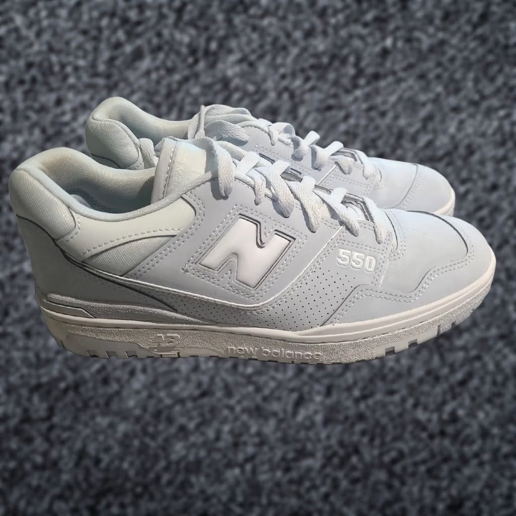 New Balance New Balance 550 Mens Sneaker BB550HSB Leather Granite Gray Blue 9.5 Casual Athletic Shoes Street Style Mens Size US 10 / EU 43 - 1 Thumbnail