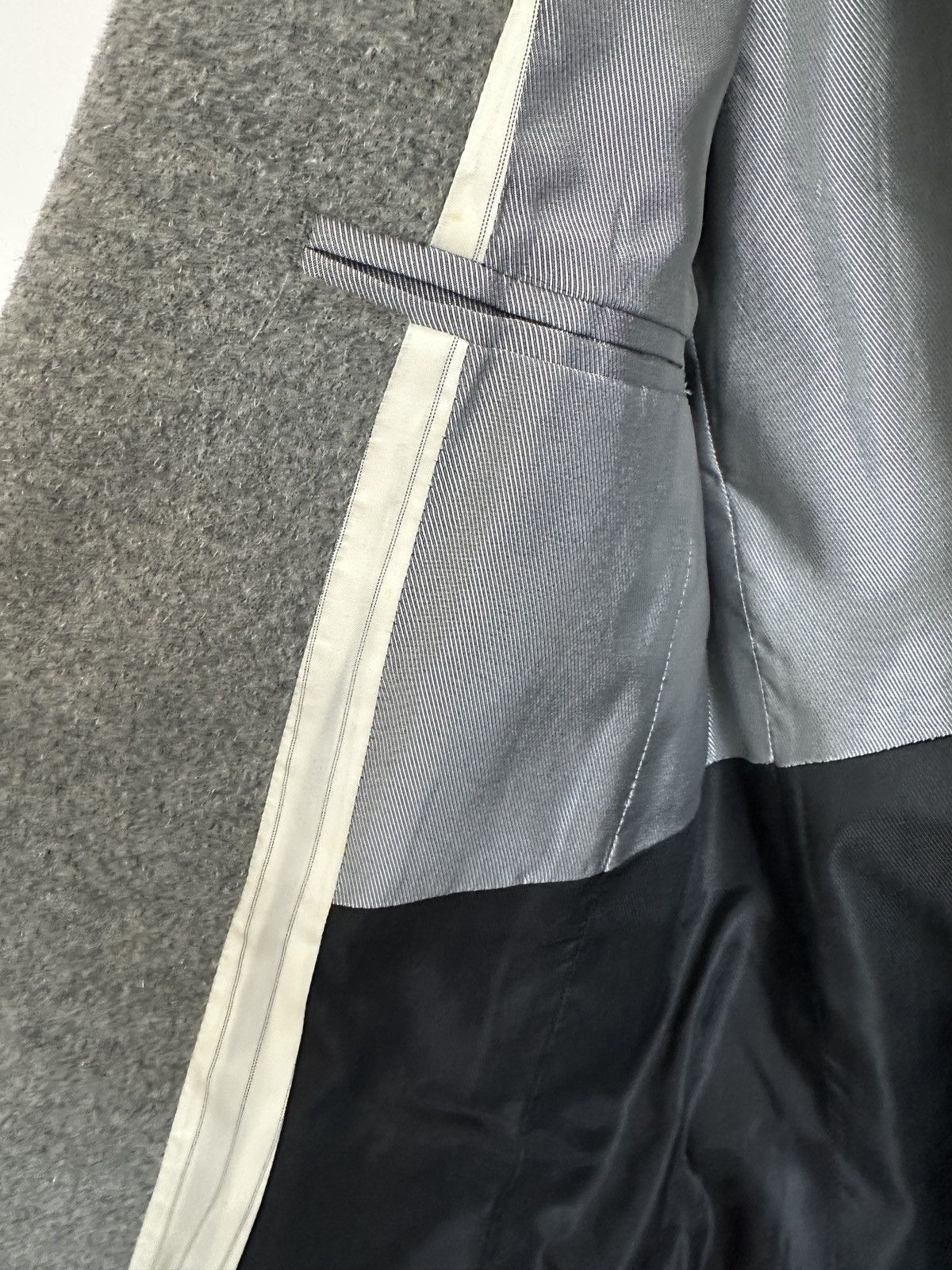 Armani Exchange A|X Armani Exchange Men's Grey Wool Blazer | S Size 38R - 4 Thumbnail