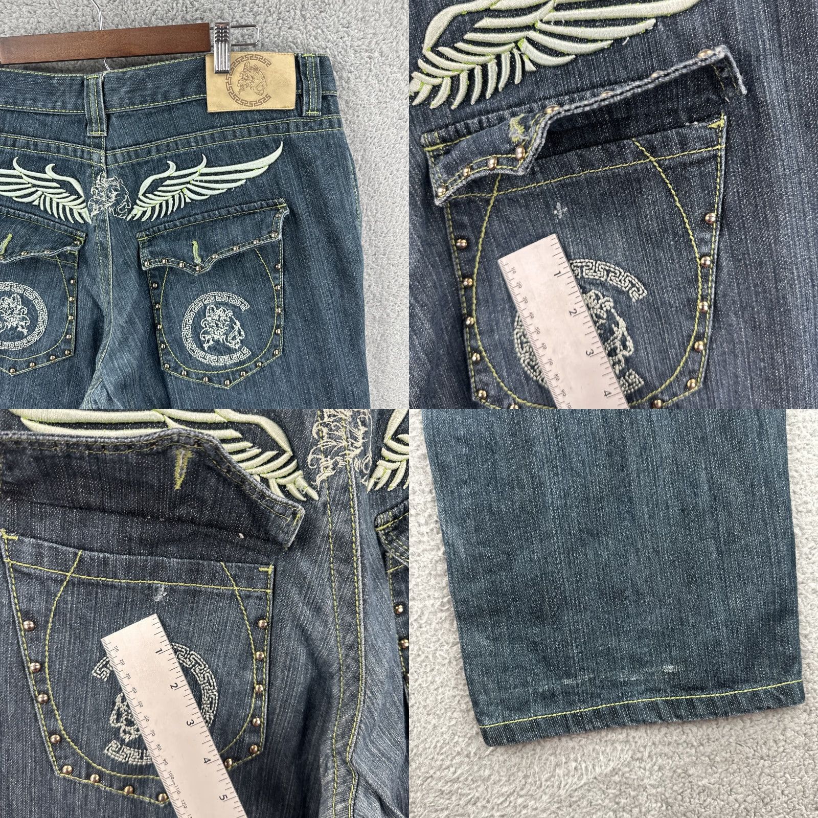 Denime VINTAGE Cezer Mend Denim Jeans Shirt? Size US 38 / EU 54 - 10 Thumbnail