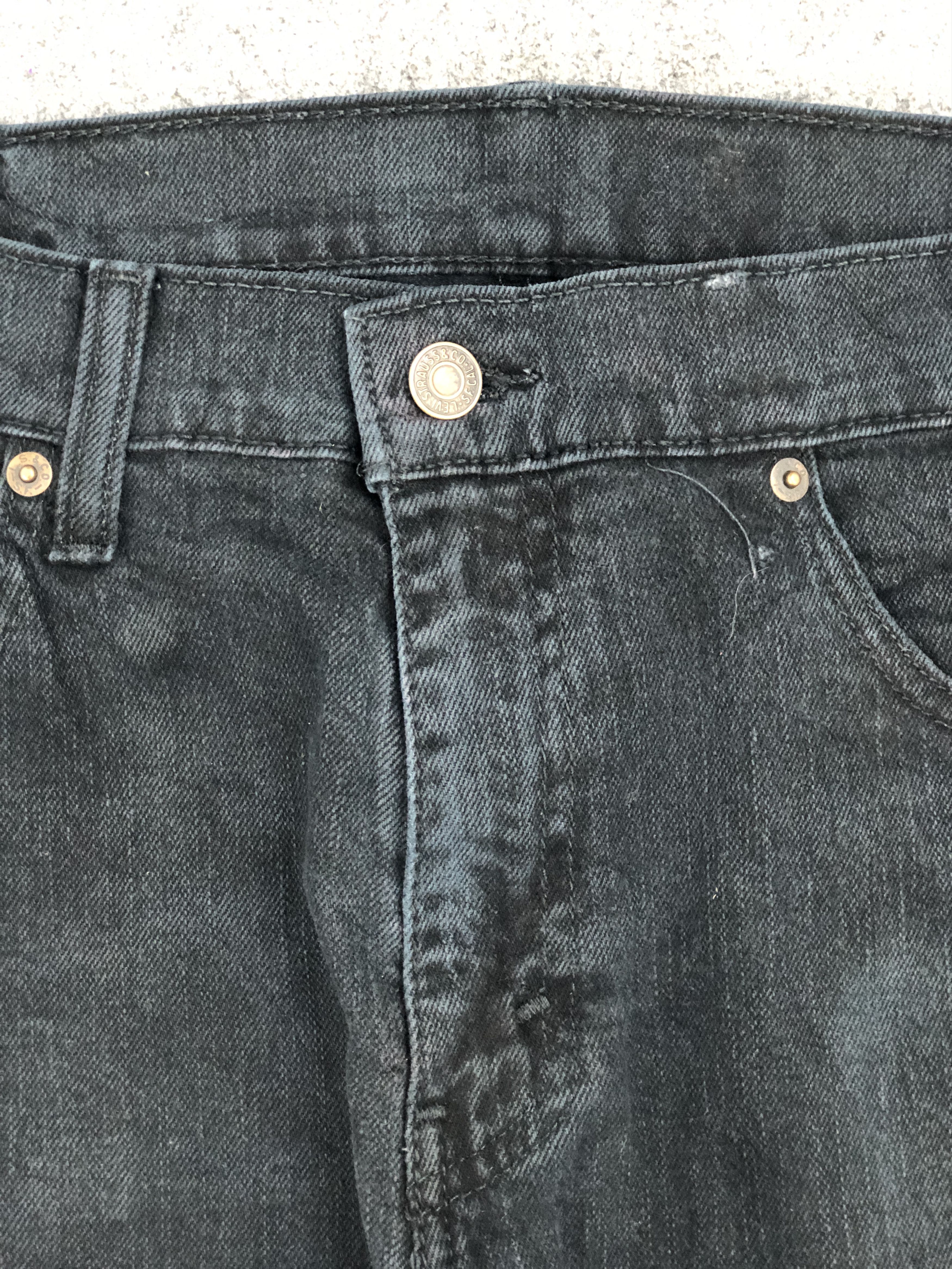 Levi's × Vintage Faded Black Vintage Levis 511 Jeans Size US 34 / EU 50 - 7 Thumbnail