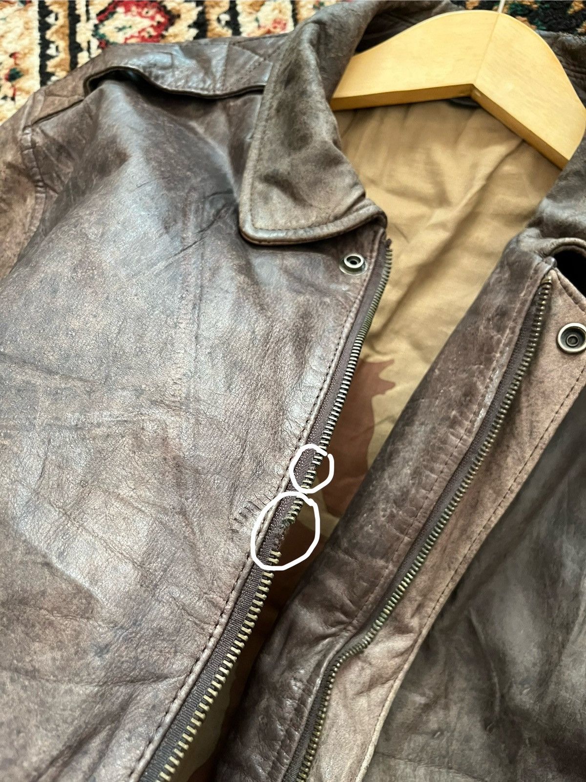 Hunt Club Vintage Hunt Club Boomber Leather Jacket Size US S / EU 44-46 / 1 - 14 Thumbnail