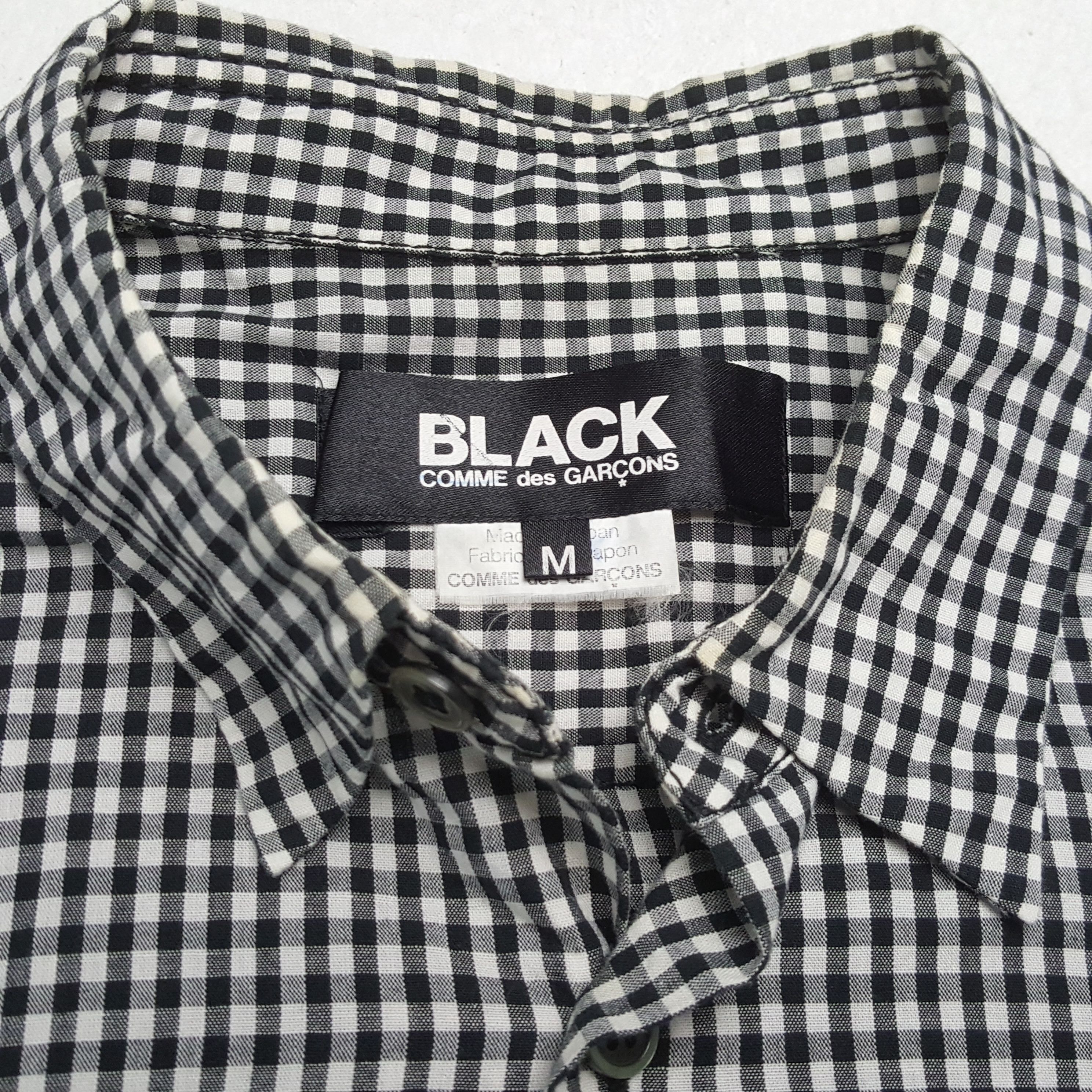 Comme des Garcons Black × Designer × Japanese Brand Vintage COMME des GARÇONS BLACK Japanese Brand Shirts Size US M / EU 48-50 / 2 - 9 Thumbnail