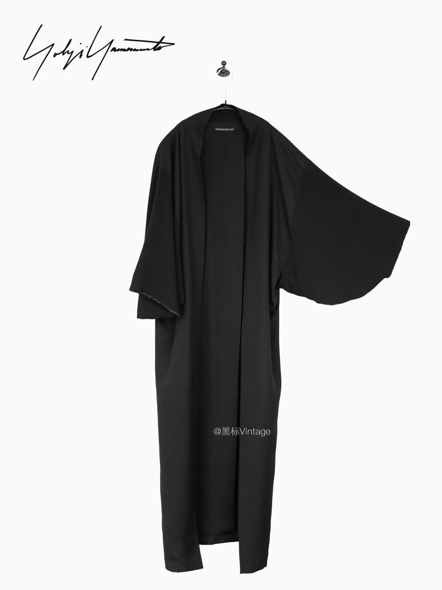 Yohji Yamamoto Yohji Yamamoto 94AW Archive Silk Kimono Robe Size S / US 4 / IT 40 - 2 Thumbnail