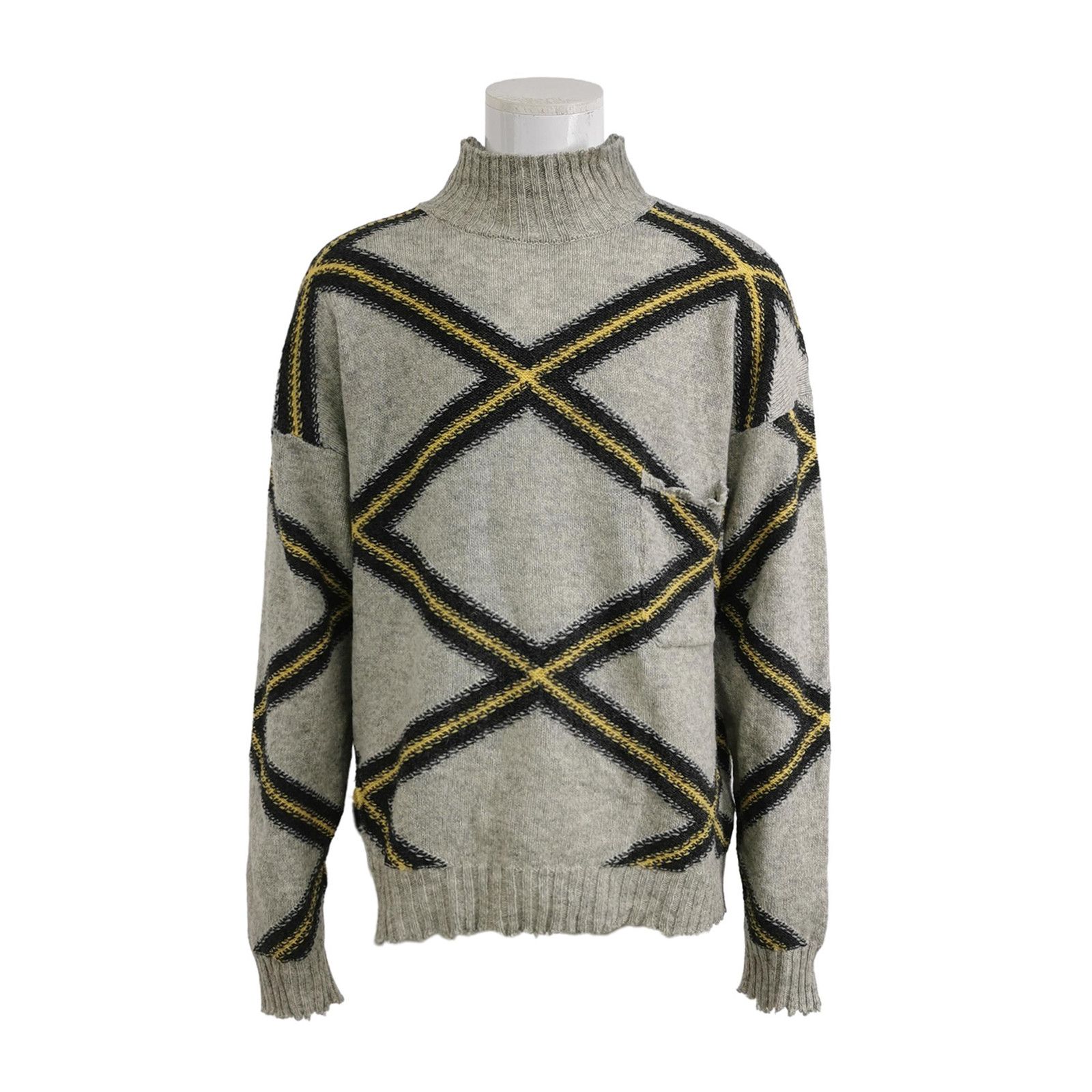 Marni Marni Geometric Pattern Wool Knit Sweater 52 Size US L / EU 52-54 / 3 - 1 Thumbnail