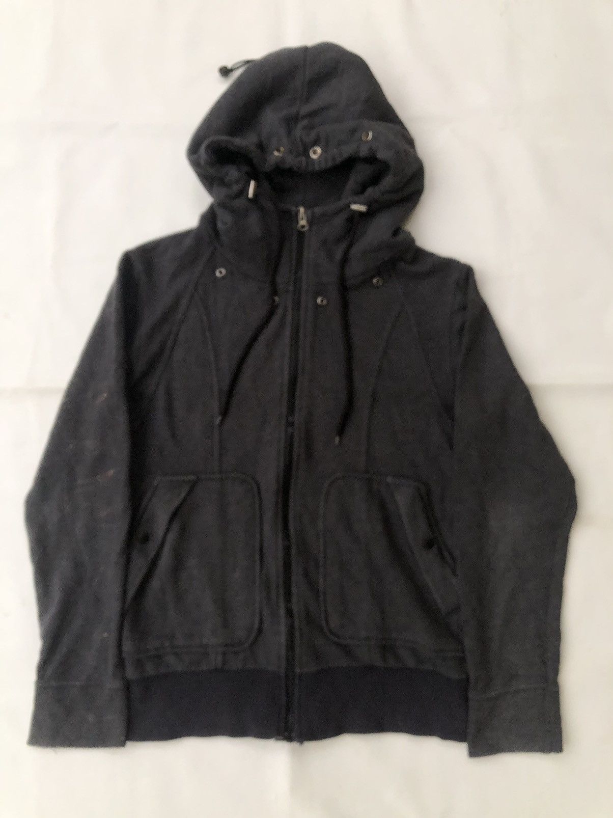 If Six Was Nine Studded Zipper Hoodie Rock Punk LGB Style Size US L / EU 52-54 / 3 - 1 Thumbnail