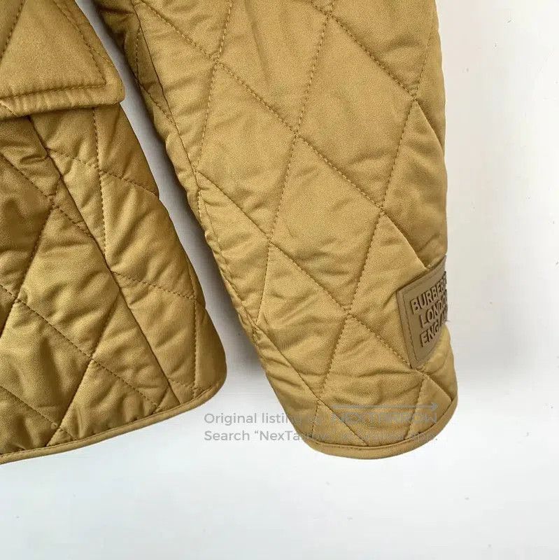 Burberry Burberry Brown Quilted Women's Cotton Jacket. Size S / US 4 / IT 40 - 4 Thumbnail