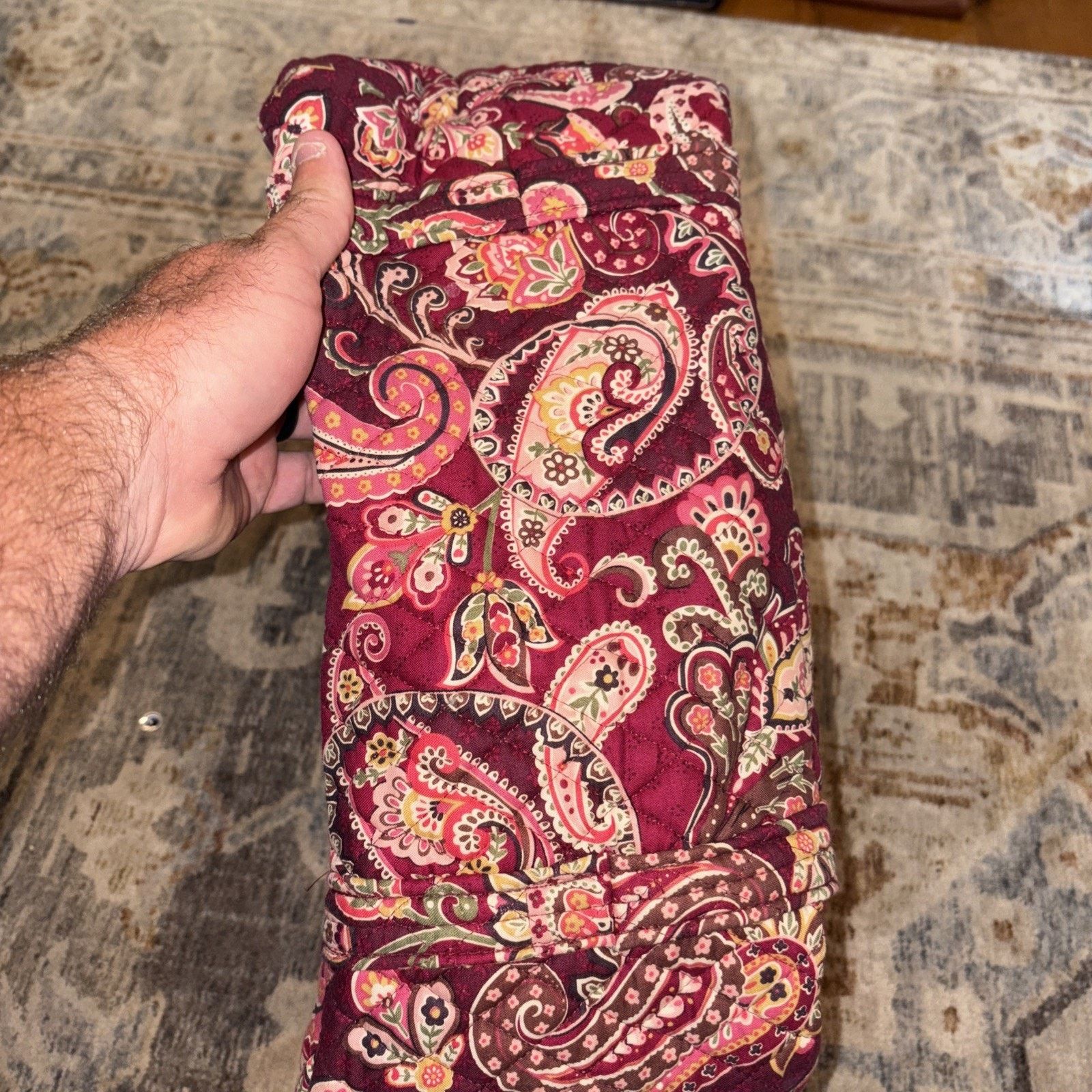 Vera Bradley Vera Bradley Large Tote And Pencil Pouch Raspberry Paisley Size ONE SIZE - 3 Thumbnail