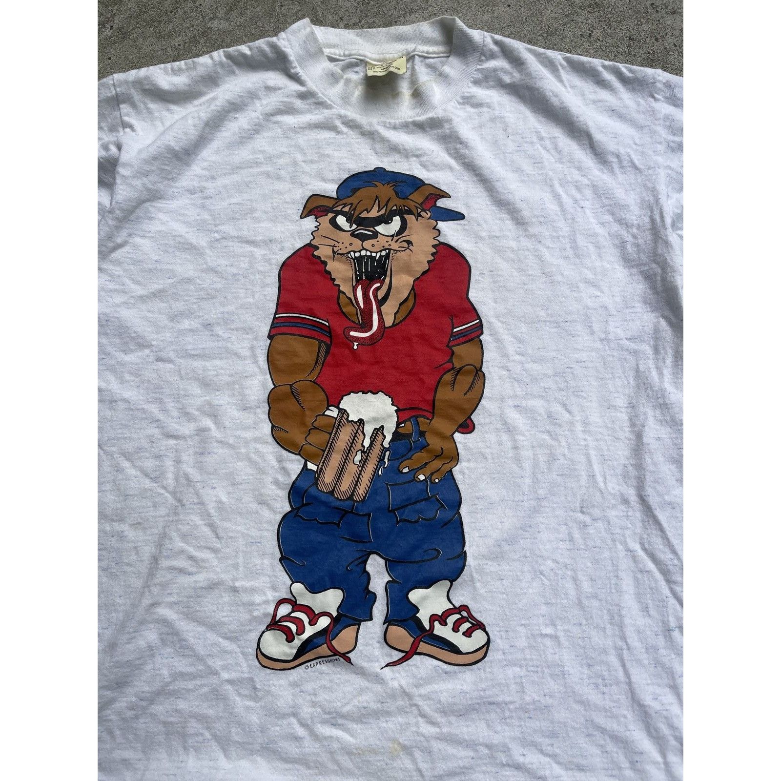 Vintage VINTAGE 90s DRUNK WASTED TAZ PARODY HUMOR TEE SHIRT Size US L / EU 52-54 / 3 - 2 Thumbnail