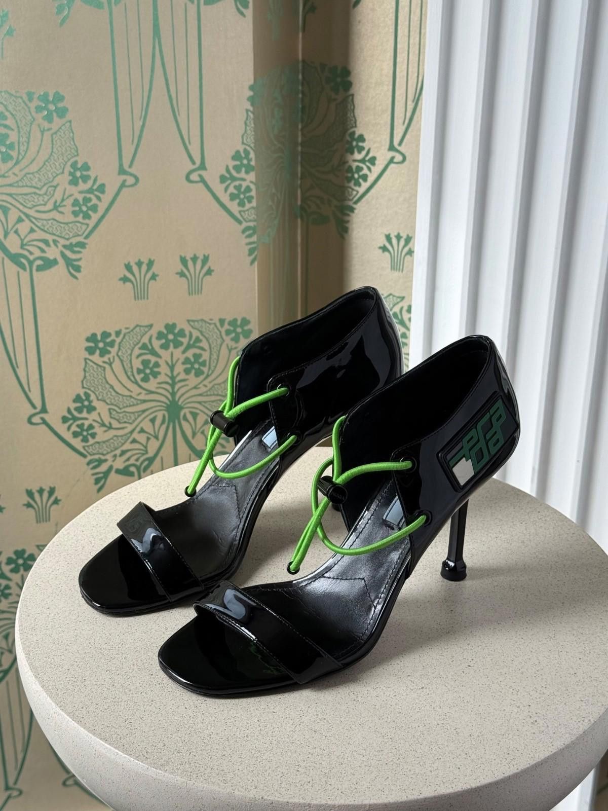 Prada Prada Patent Leather d'Orsay Heels Sandals Size 37 / 7 Size US 7 / IT 37 - 3 Thumbnail