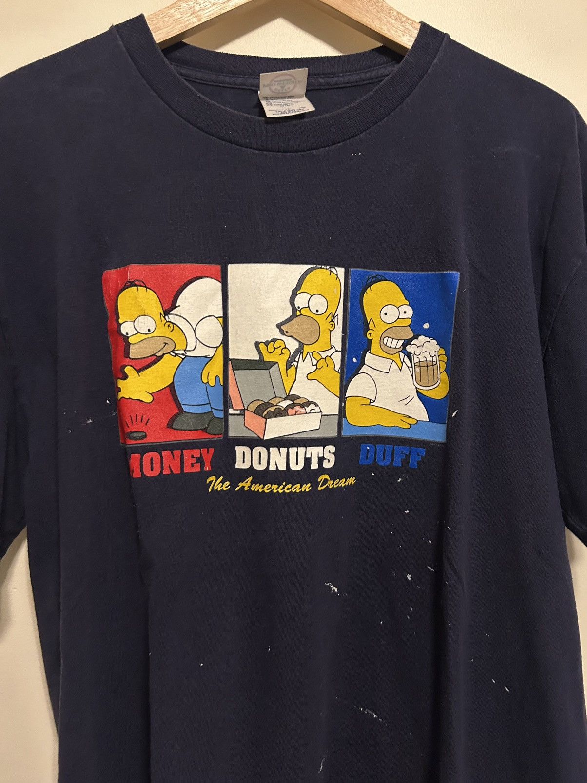 The Simpsons 2004 Vintage The Simpsons “Paint Splatter” Tee Size US L / EU 52-54 / 3 - 2 Thumbnail