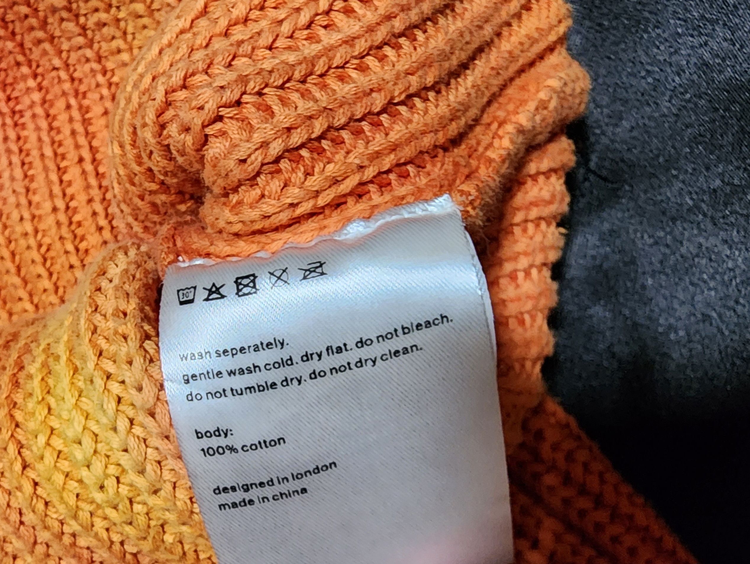 Other PICANTE ribbed knit sweater tie dye sunburst Size US S / EU 44-46 / 1 - 2 Thumbnail
