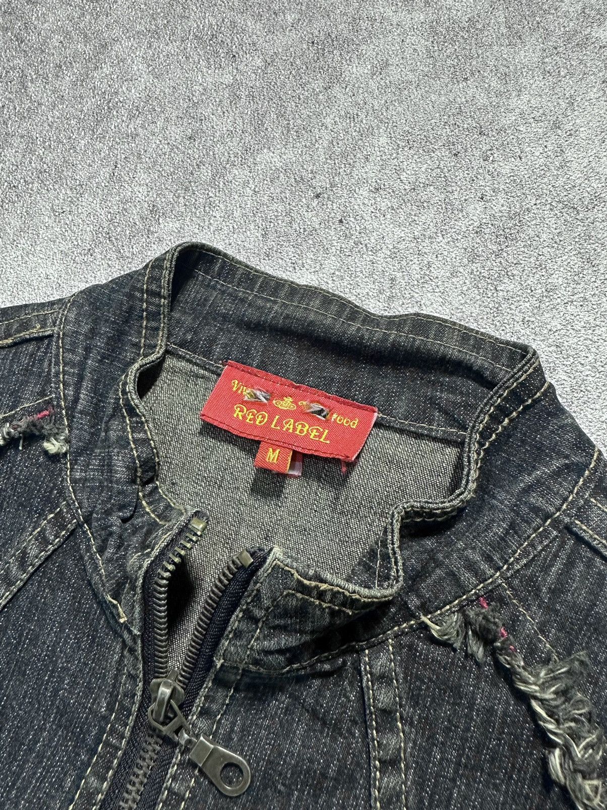 Vivienne Westwood Vintage Vivienne Westwood Red Label Distressed Denim Jacket Size US M / EU 48-50 / 2 - 6 Thumbnail