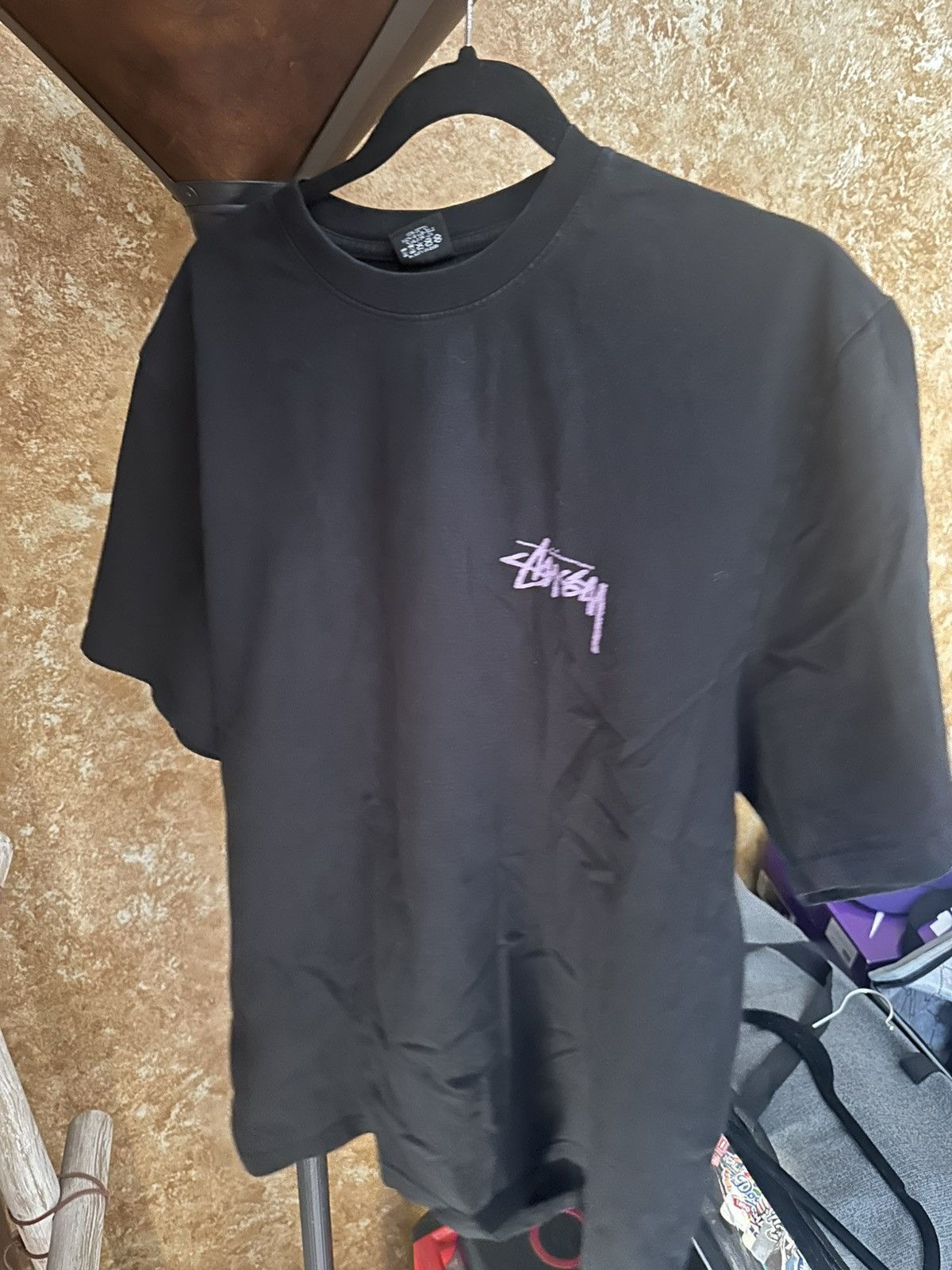 Stussy Stussy Black Graphic T shirt Size US L / EU 52-54 / 3 - 1 Thumbnail