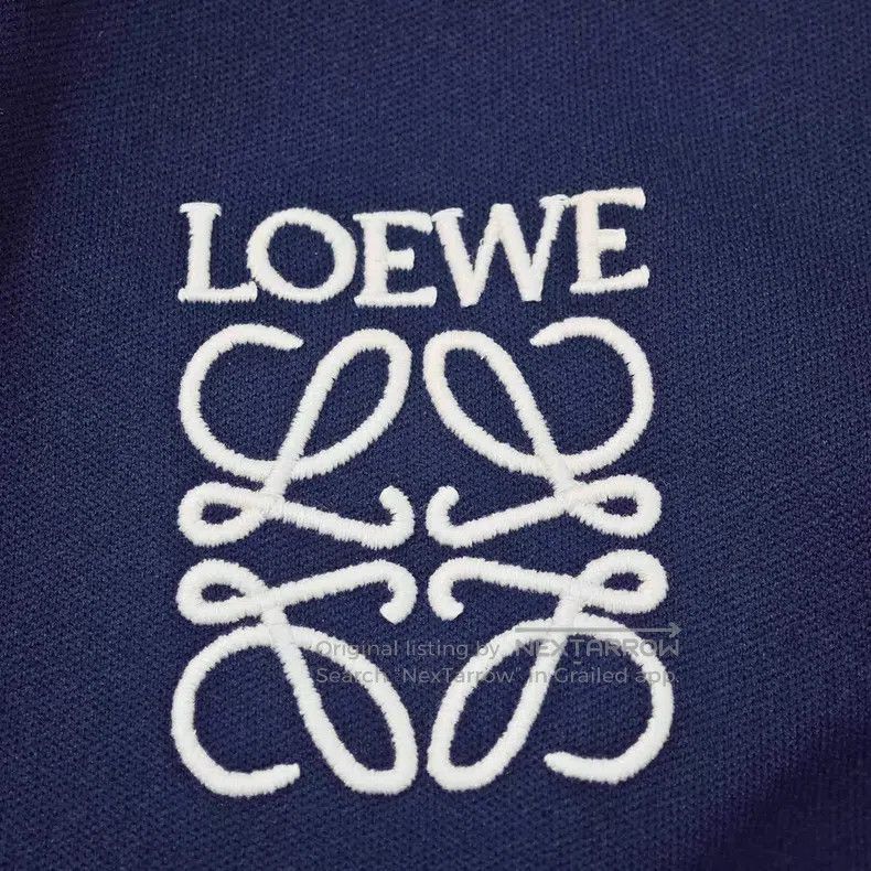 Loewe Loewe Dark blue embroidered logo zipper jacket Size XS / US 0-2 / IT 36-38 - 8 Thumbnail