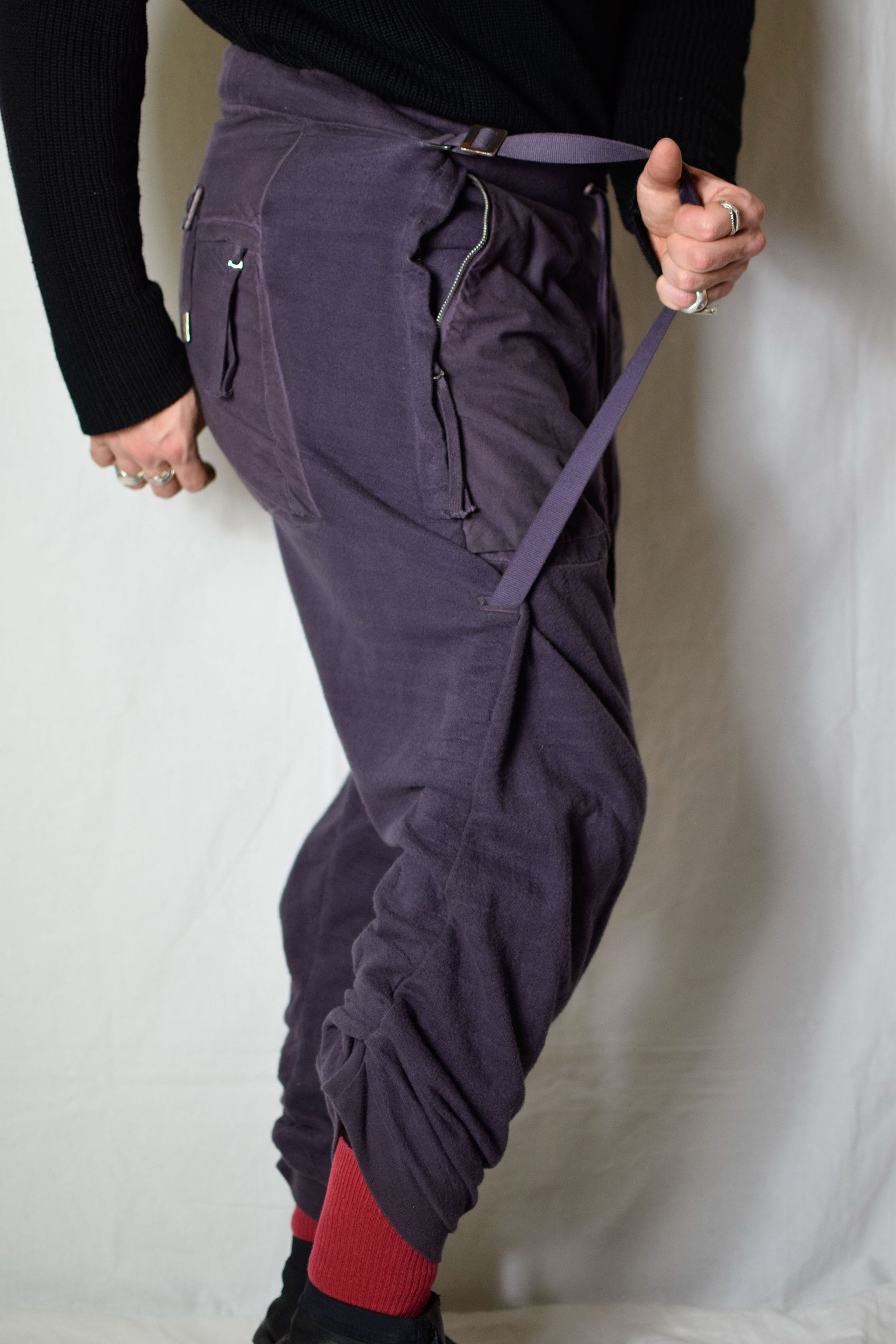 Boris Bidjan Saberi FINAL DROP - BBS Purple Track Pants Size US 30 / EU 46 - 9 Thumbnail