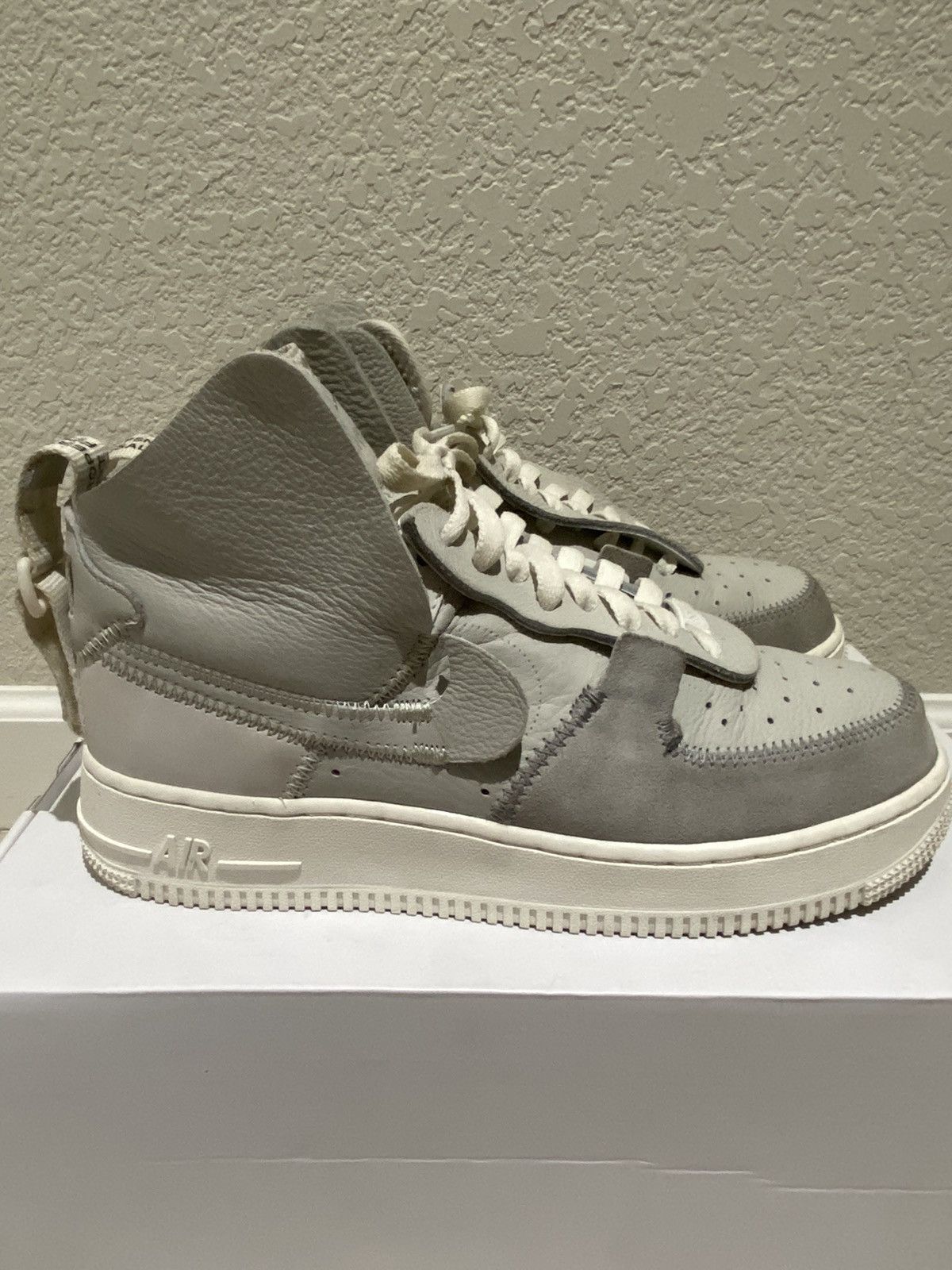 Nike PSNY x Air Force 1 High Matte Silver 2018 Size US 7.5 / EU 40-41 - 5 Thumbnail