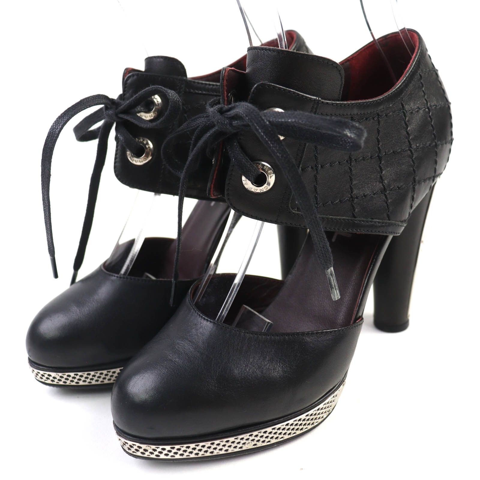 Chanel Chanel Chanel Matelasse Leather Pumps Leather Shoes G26107 DUTY FREE for USA Size ONE SIZE - 1 Thumbnail