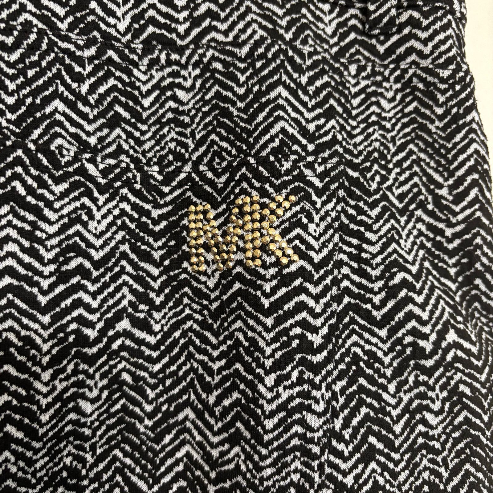 Other Michael Michael Kors Black and White Zig Zag Pants Size 14 Size 36" / US 14 / IT 50 - 5 Thumbnail