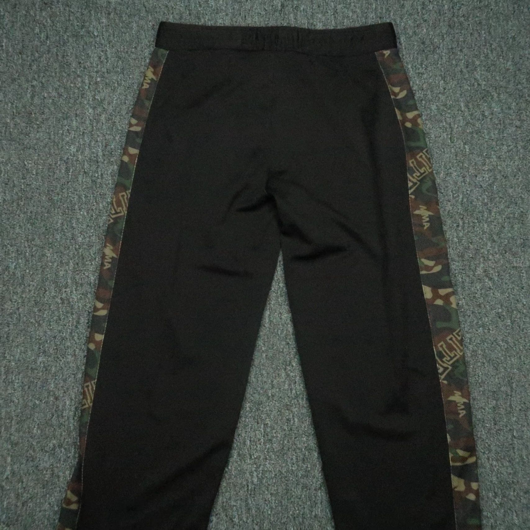 Vintage MMA Elite Pants Men XL Black Camo Sweatpants Active Training Gym Running Cross Weightlifting Size US 36 / EU 52 - 4 Thumbnail
