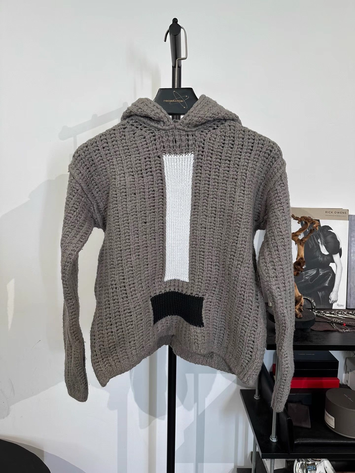 Rick Owens Rick Owens Mainline Knitted Hooded Sweater Coat K35 Size US M / EU 48-50 / 2 - 1 Thumbnail