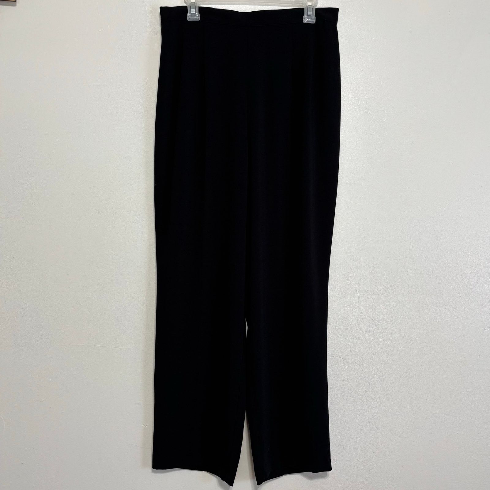 Other Sheri Martin New York Women’s Black Dress Pants Size 14 Size 36" / US 14 / IT 50 - 2 Thumbnail