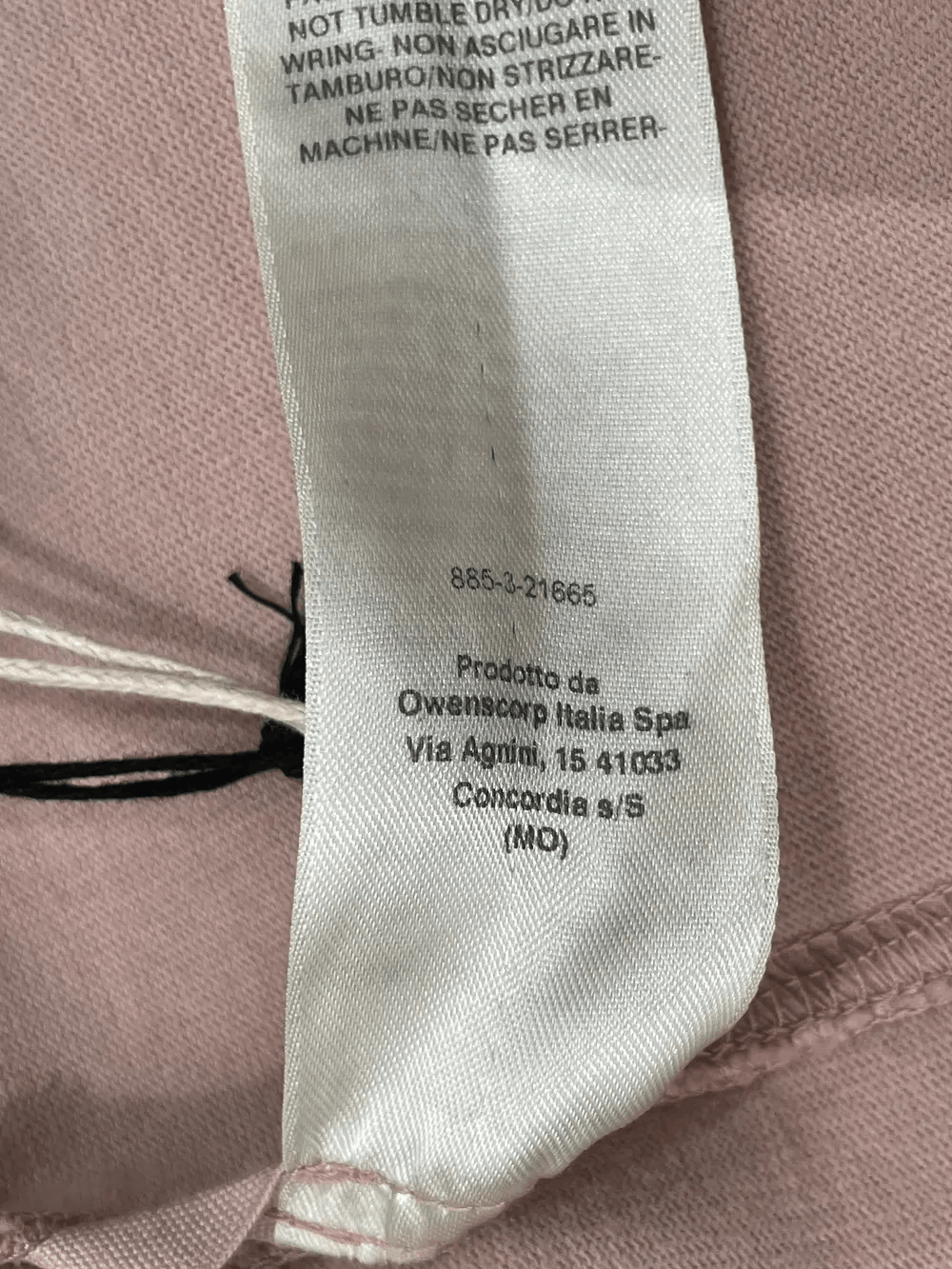 Thom Browne Rick Owens Drkshdw Letter Logo Printed Ribbon Short Sleeve Size ONE SIZE - 7 Thumbnail