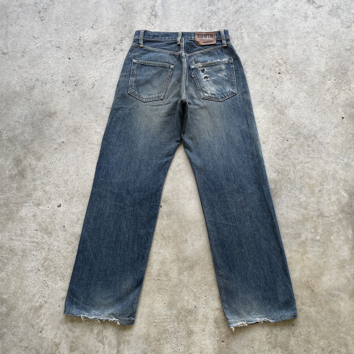 Edwin Vintage Edwin XV Rusty Jeans Distressed Baggy Denim Pants Size US 28 / EU 44 - 14 Thumbnail