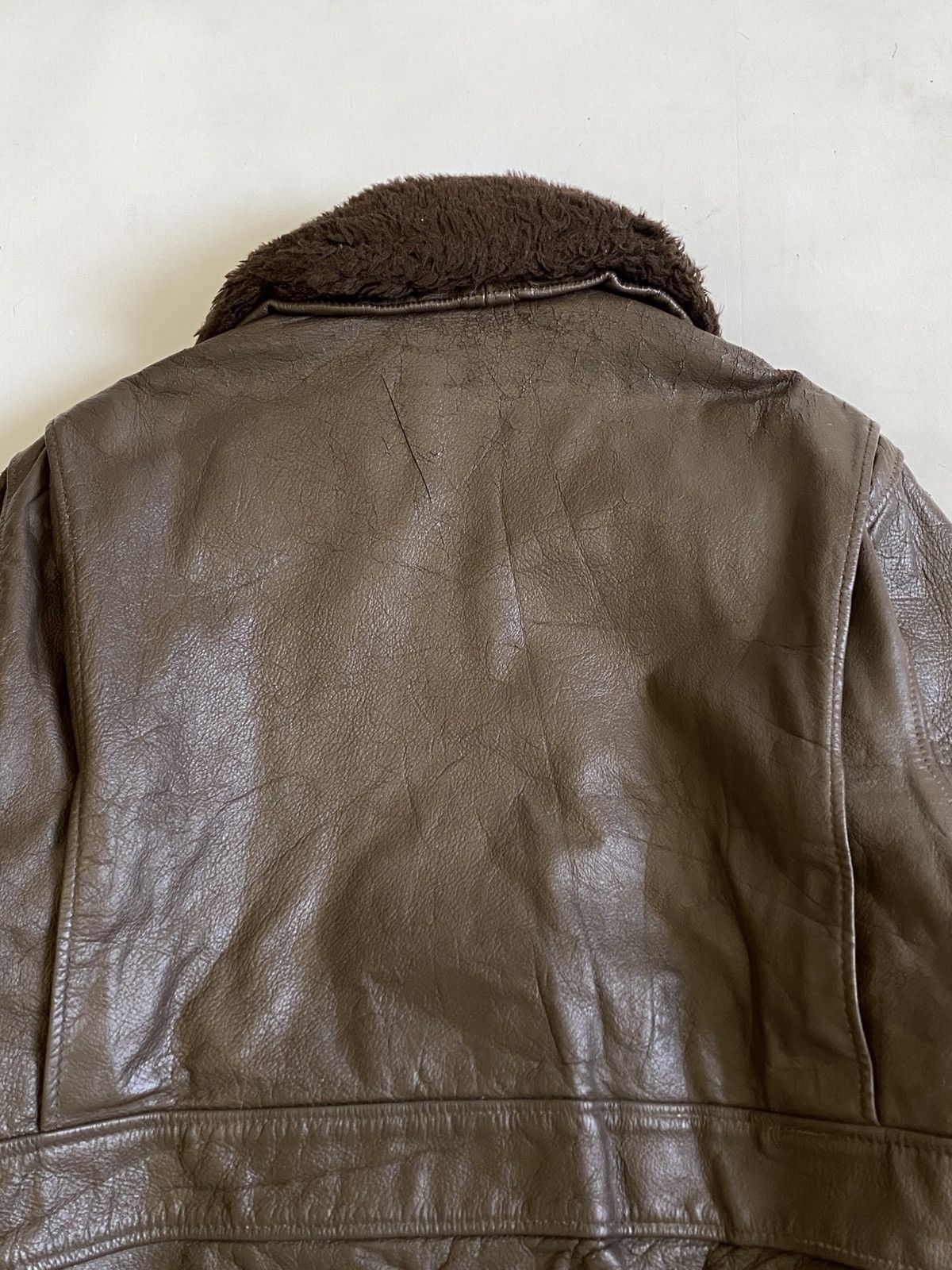 Schott Vtg 60s Schott NYC G-1 Flight Jacket Cowhide Leather 🇺🇸 Size US L / EU 52-54 / 3 - 13 Thumbnail