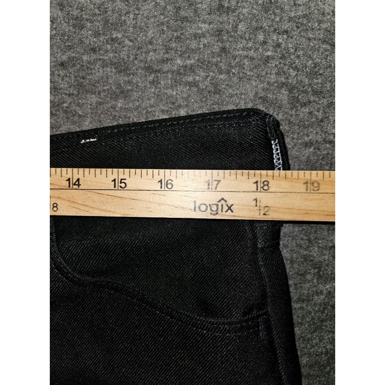 Wrangler Vintage Wrangler Polyester Pants Mens 38x32 (36x29) 82BK Black Straight USA - Stylish Cool Classic Size US 38 / EU 54 - 3 Thumbnail