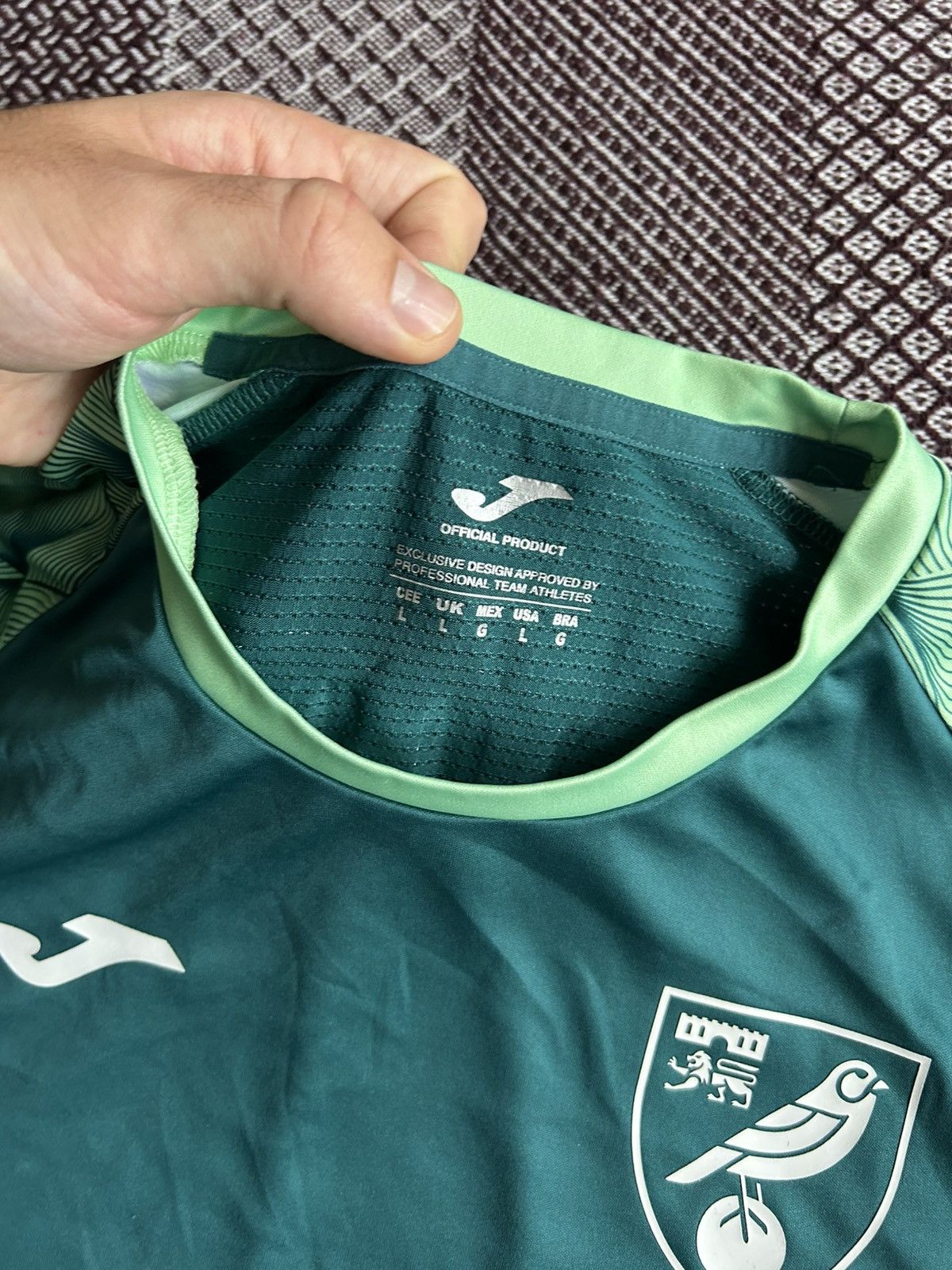 Joma Joma x Norwich City Traning Jersey Green Sportswear Size L Size US L / EU 52-54 / 3 - 6 Thumbnail